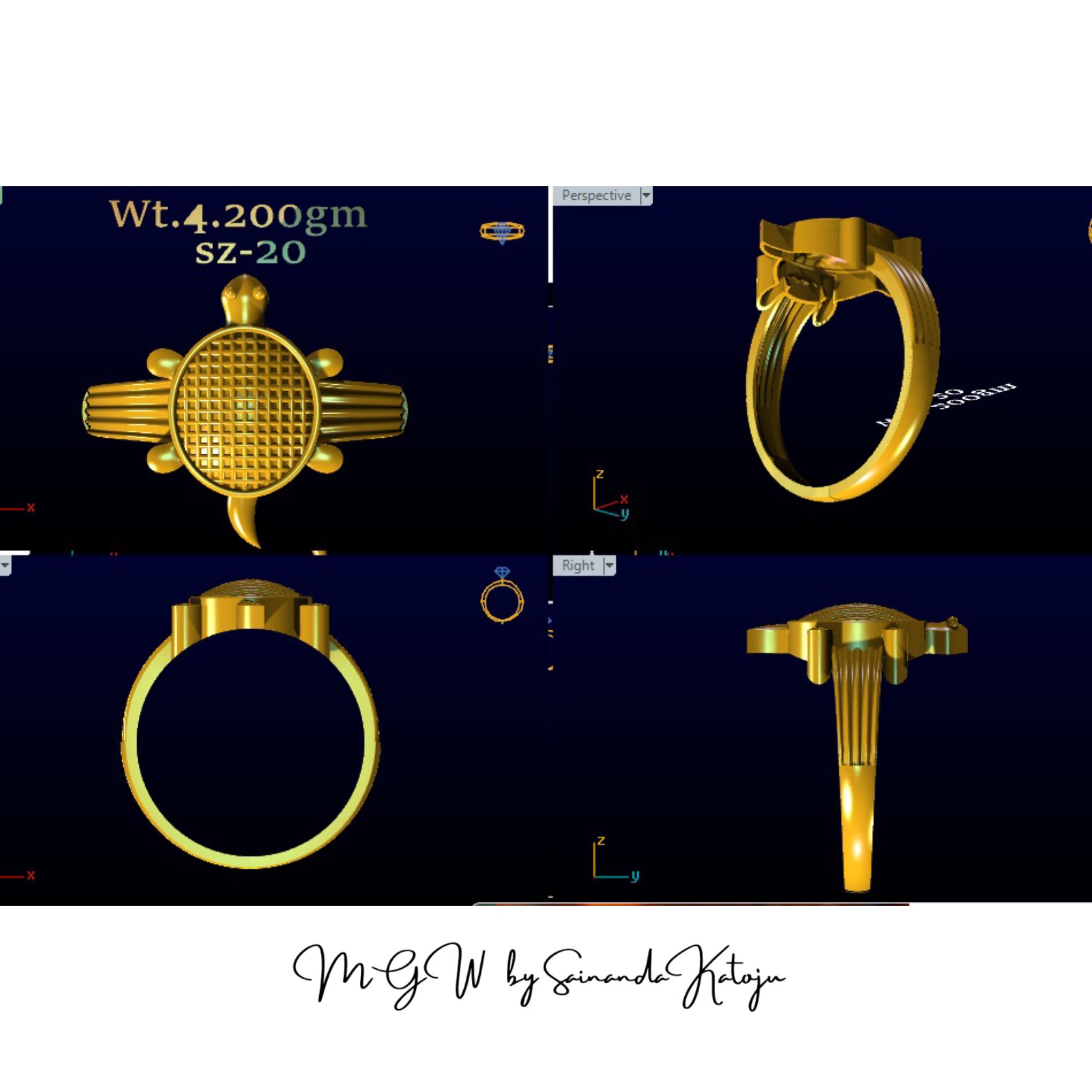 3D CAD Model CAD-003 - 3D CAD Jewellery