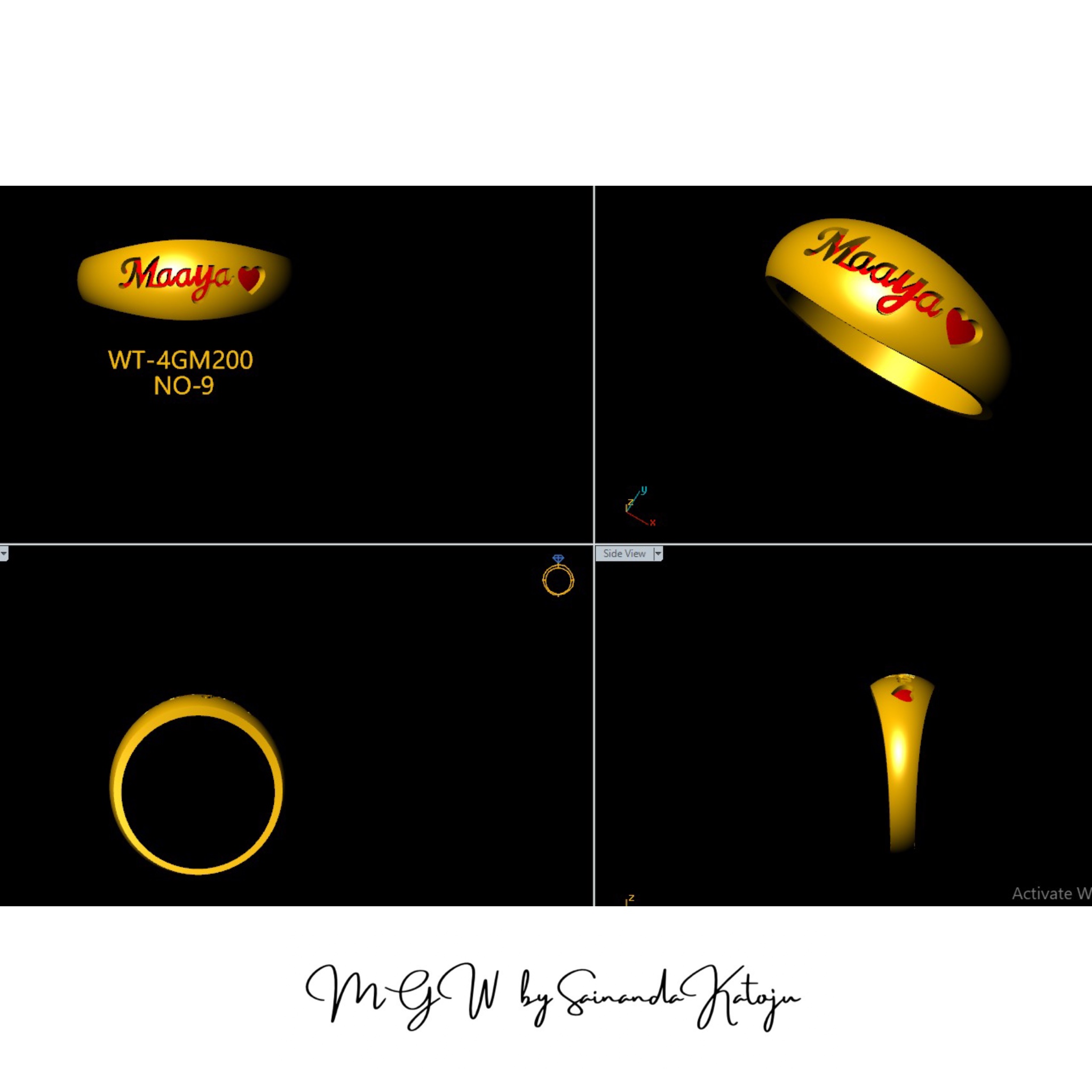3D CAD Model CAD-007 - 3D CAD Jewellery
