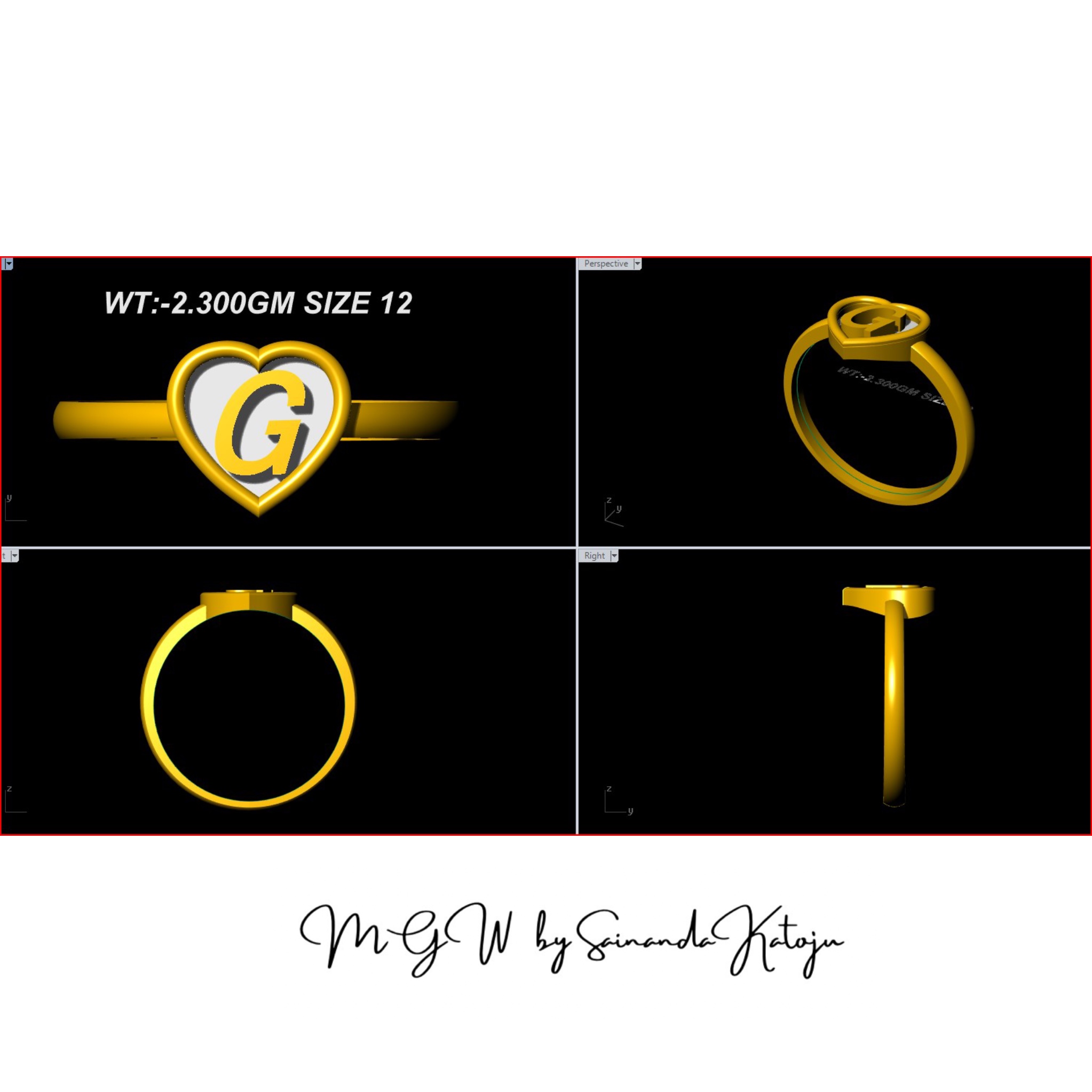 3D CAD Model CAD-010 - 3D CAD Jewellery