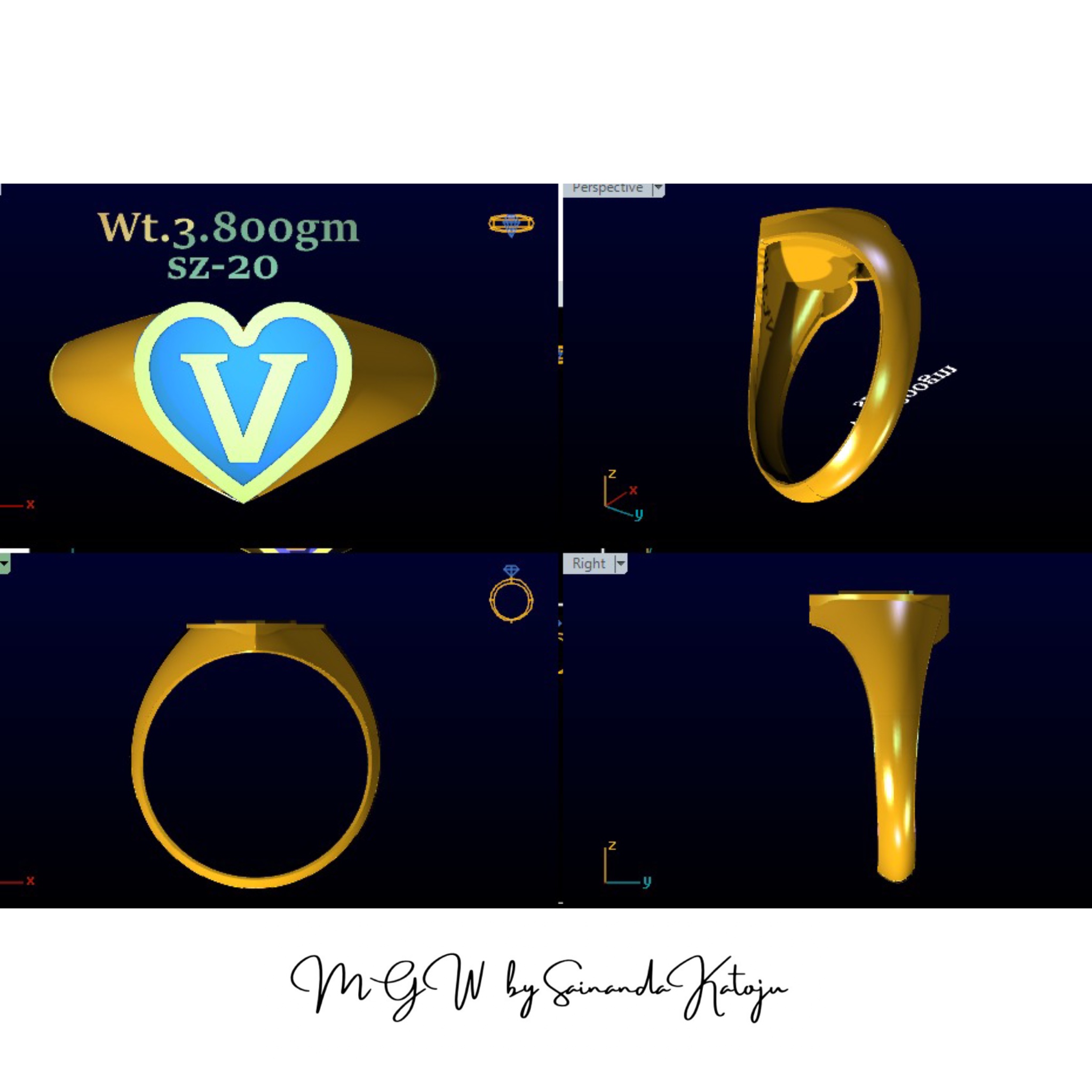 3D CAD Model CAD-012 - 3D CAD Jewellery