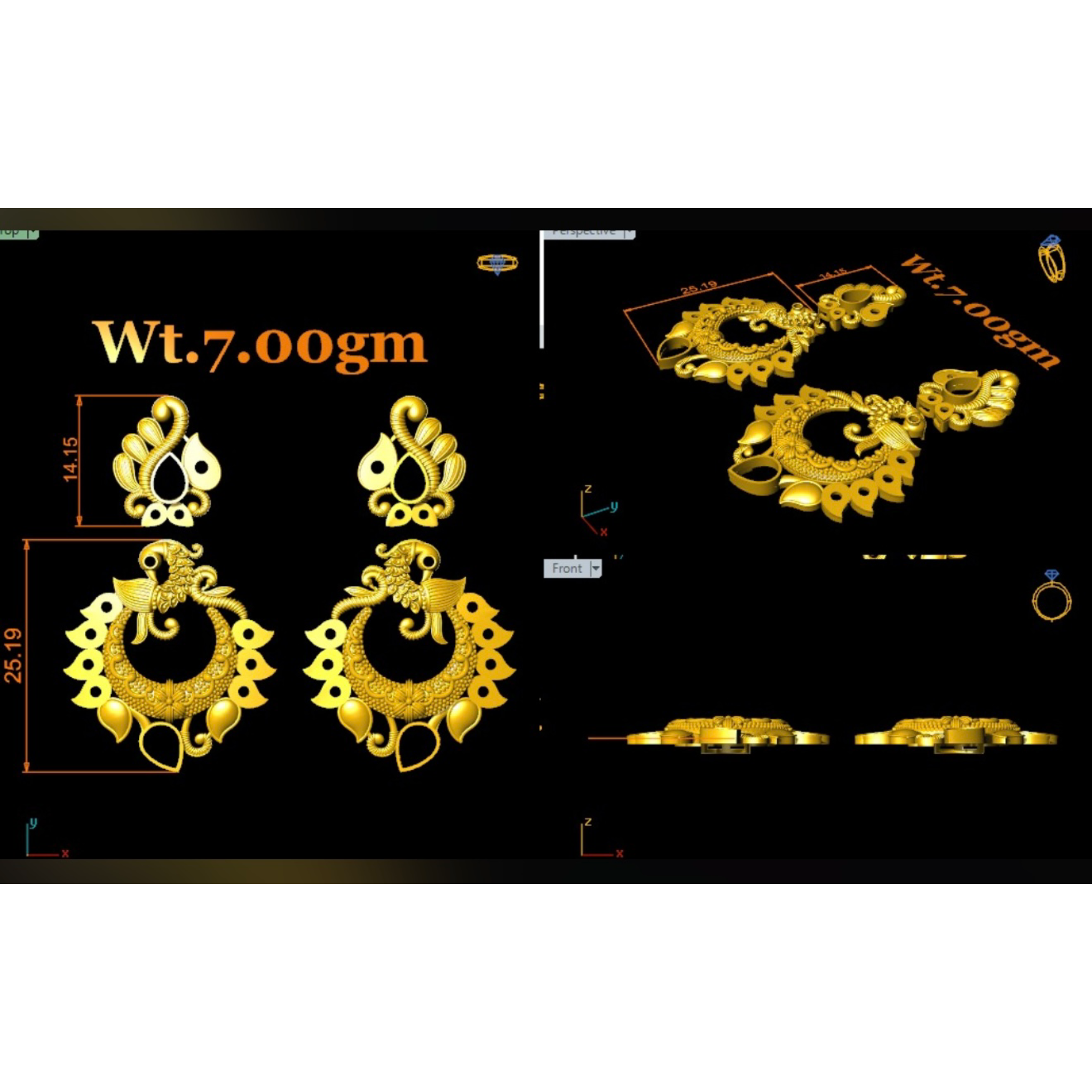 3D CAD Model CAD-018 - 3D CAD Jewellery