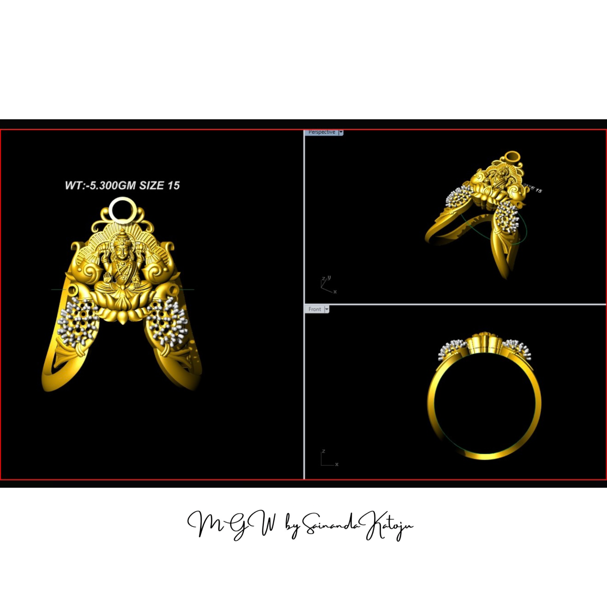 3D CAD Model CAD-019 - 3D CAD Jewellery