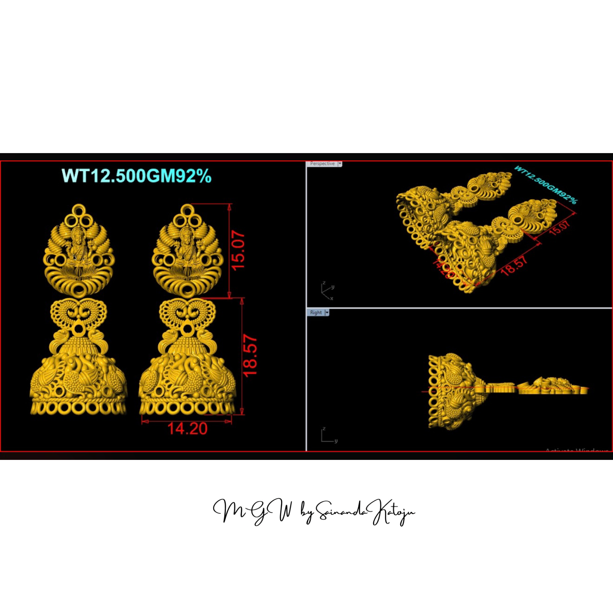 3D CAD Model CAD-022 - 3D CAD Jewellery