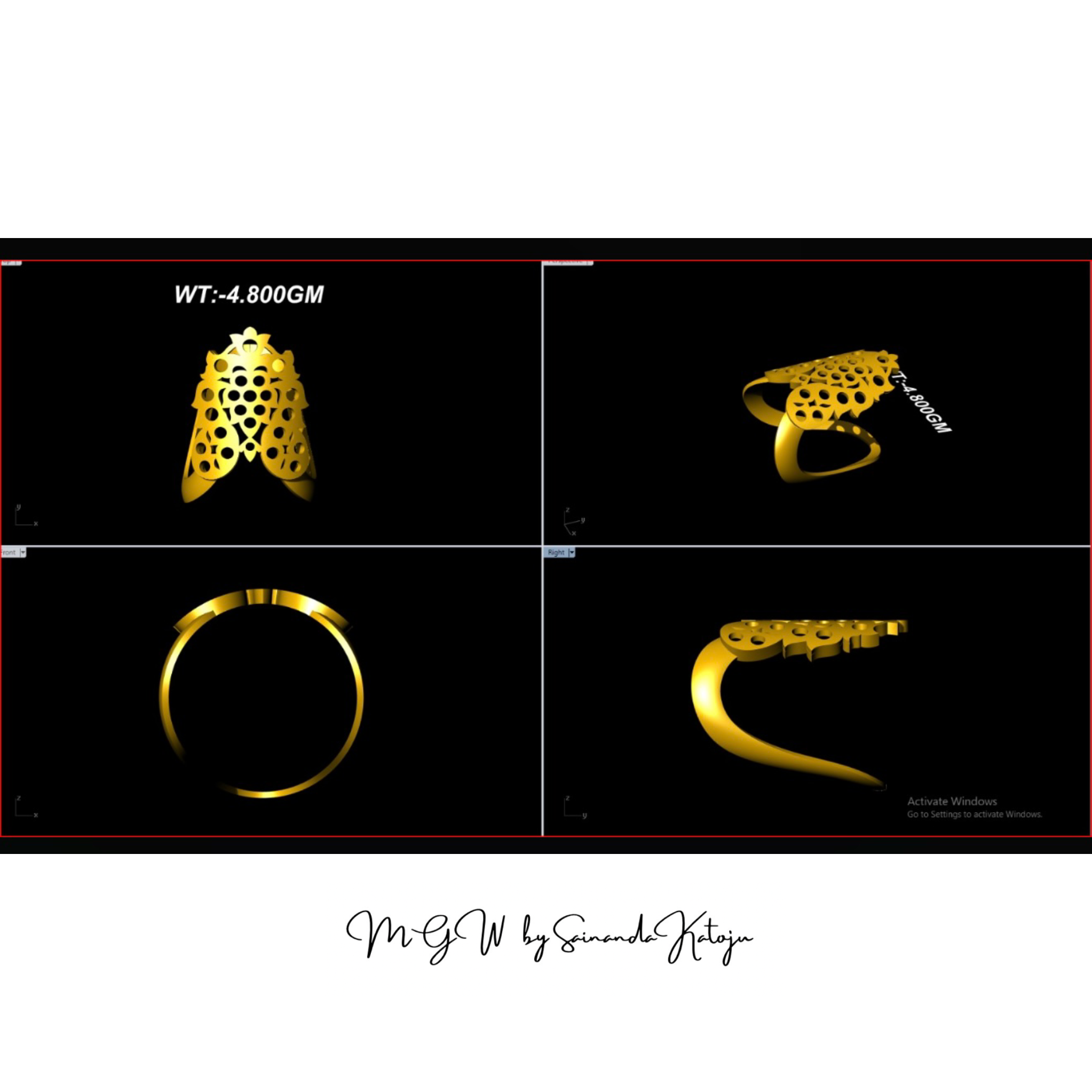 3D CAD Model CAD-023 - 3D CAD Jewellery