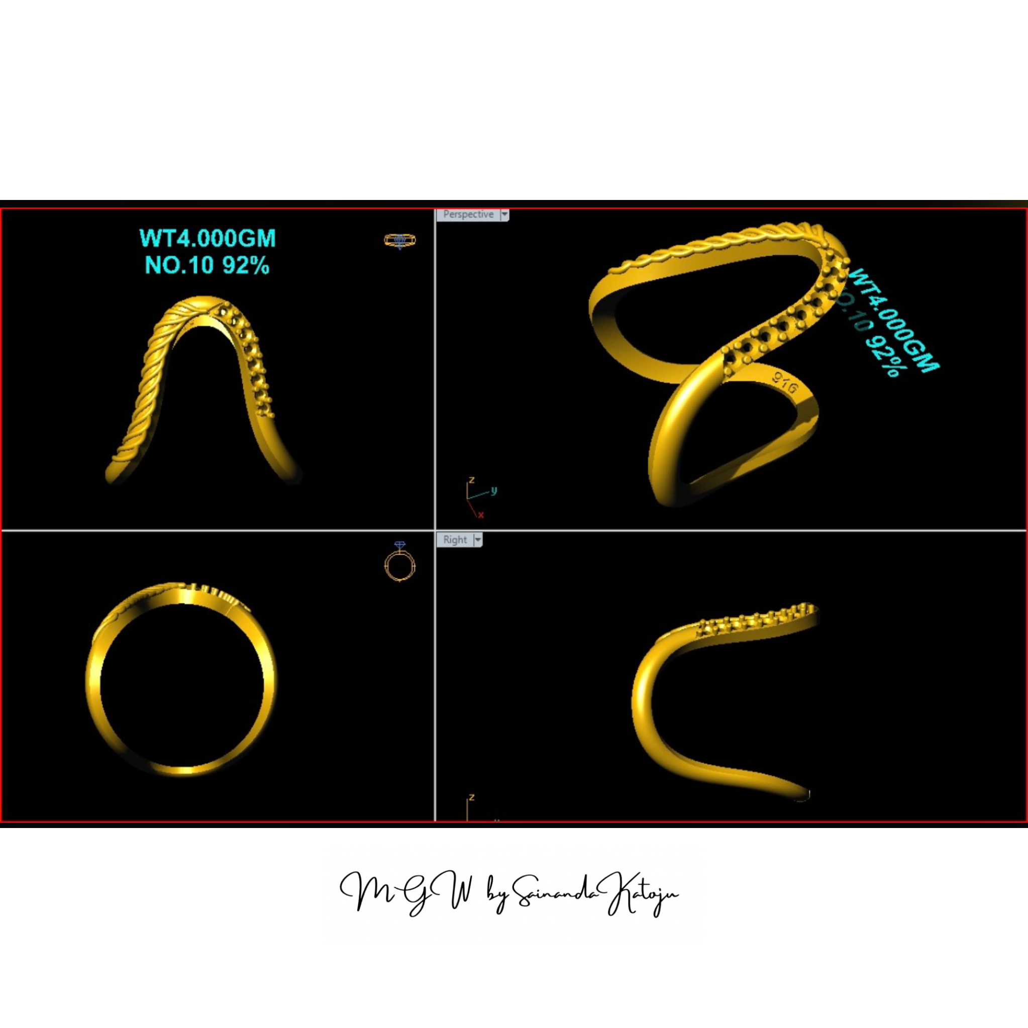 3D CAD Model CAD-024 - 3D CAD Jewellery