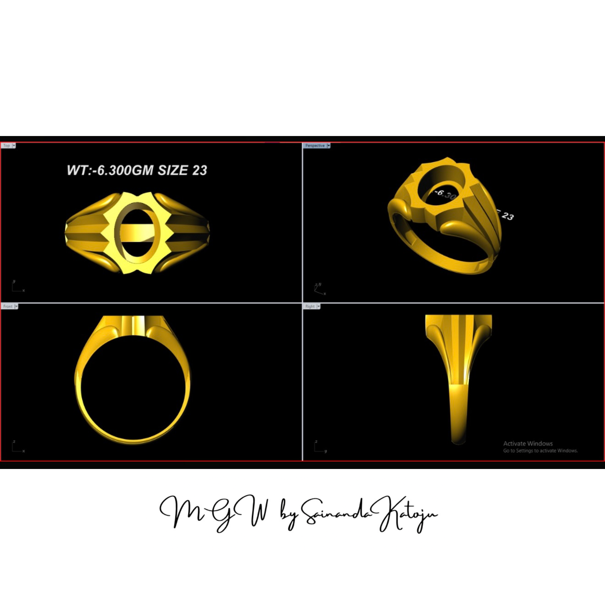 3D CAD Model CAD-025 - 3D CAD Jewellery