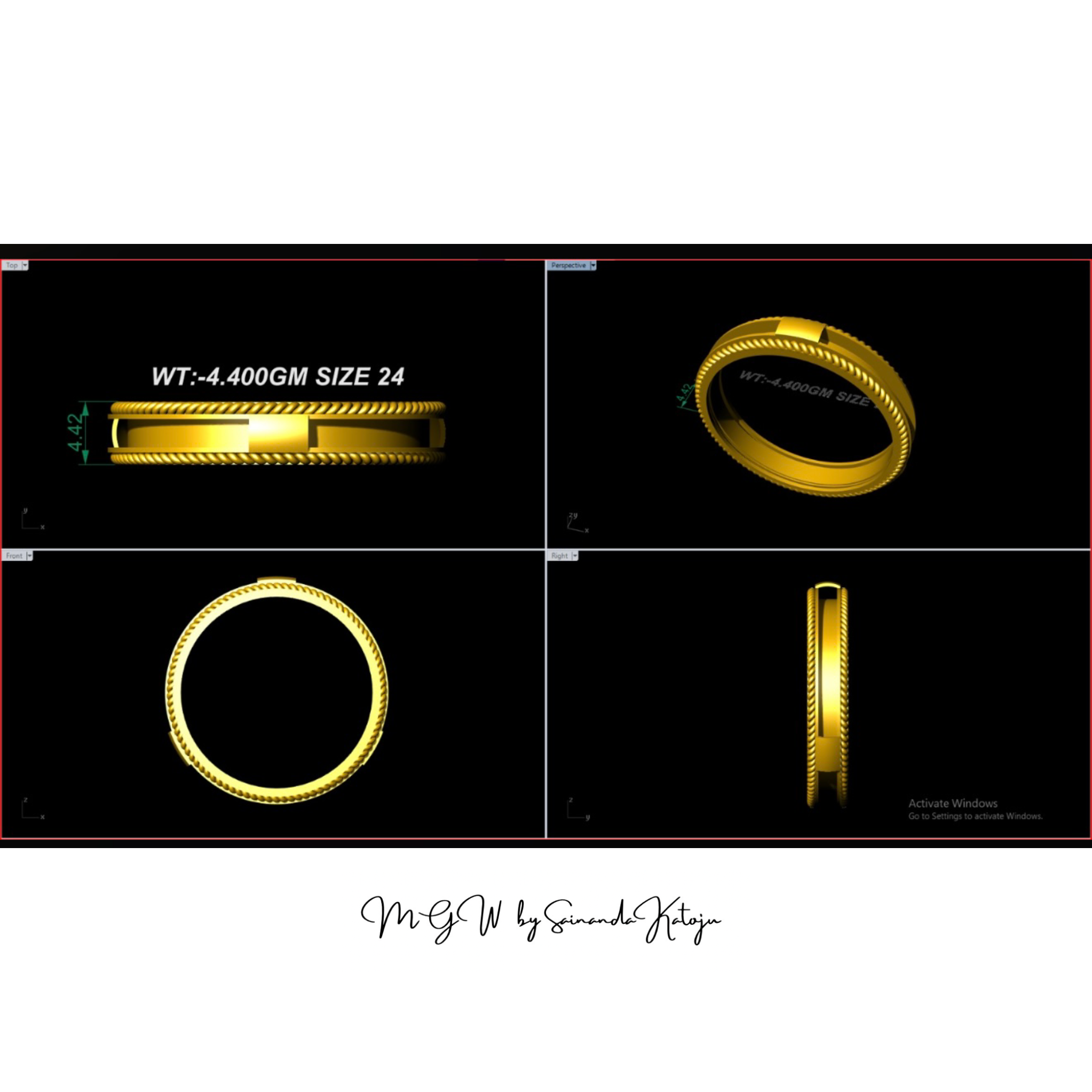 3D CAD Model CAD-027 - 3D CAD Jewellery