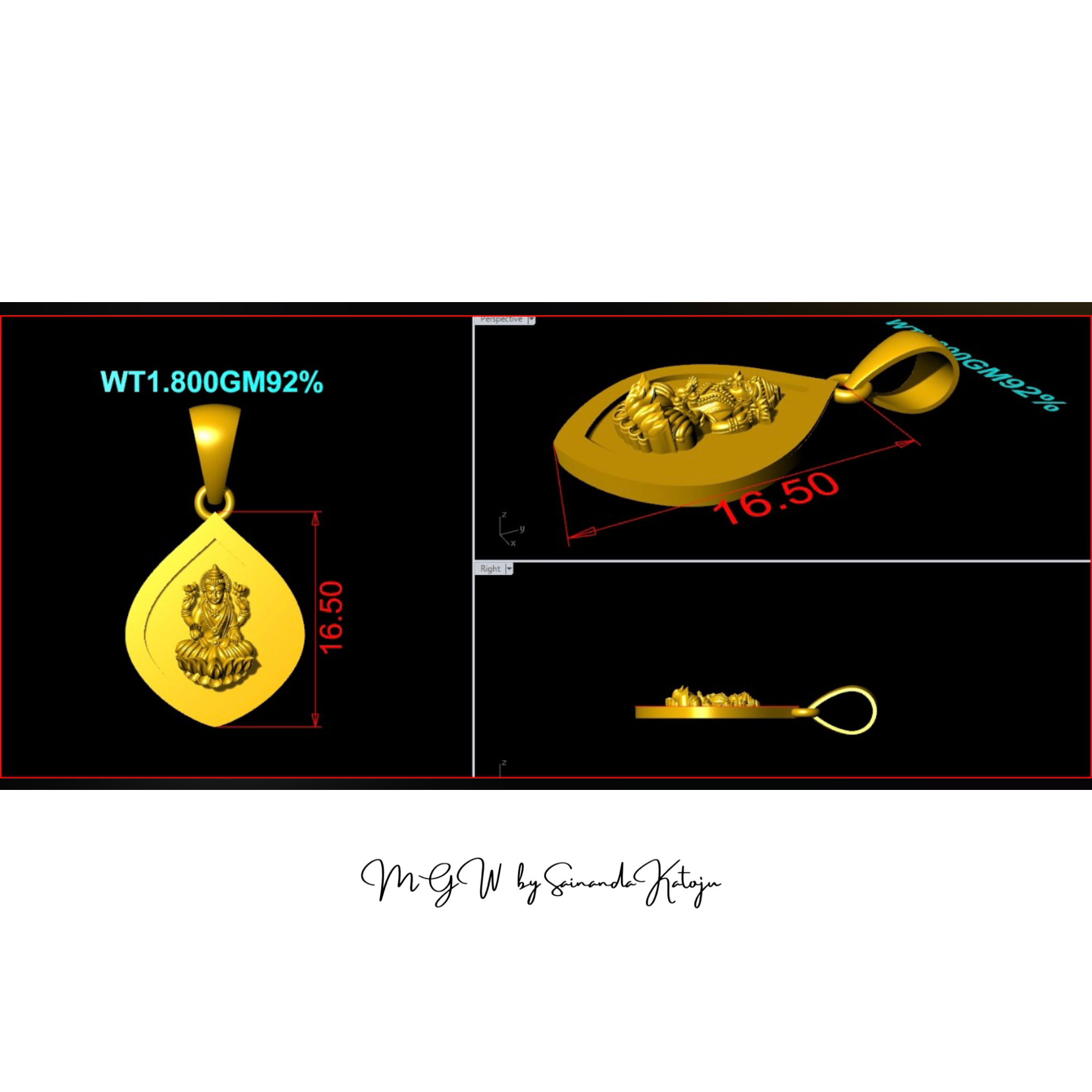 3D CAD Model CAD-028 - 3D CAD Jewellery