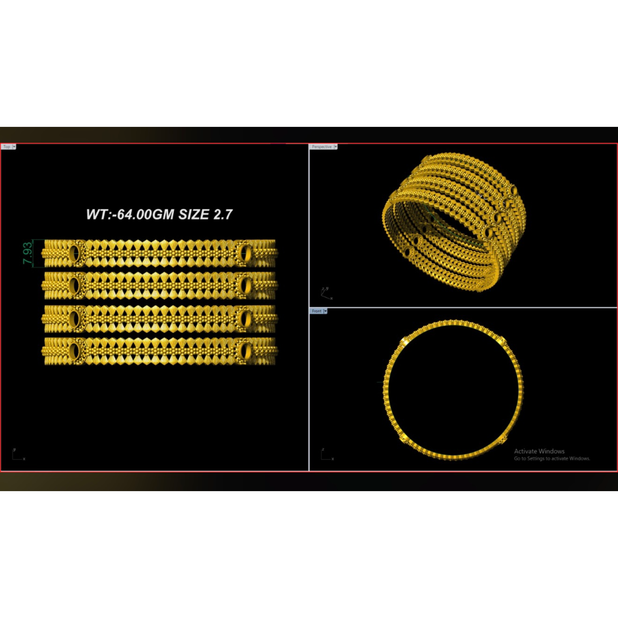 3D CAD Model CAD-029 - 3D CAD Jewellery