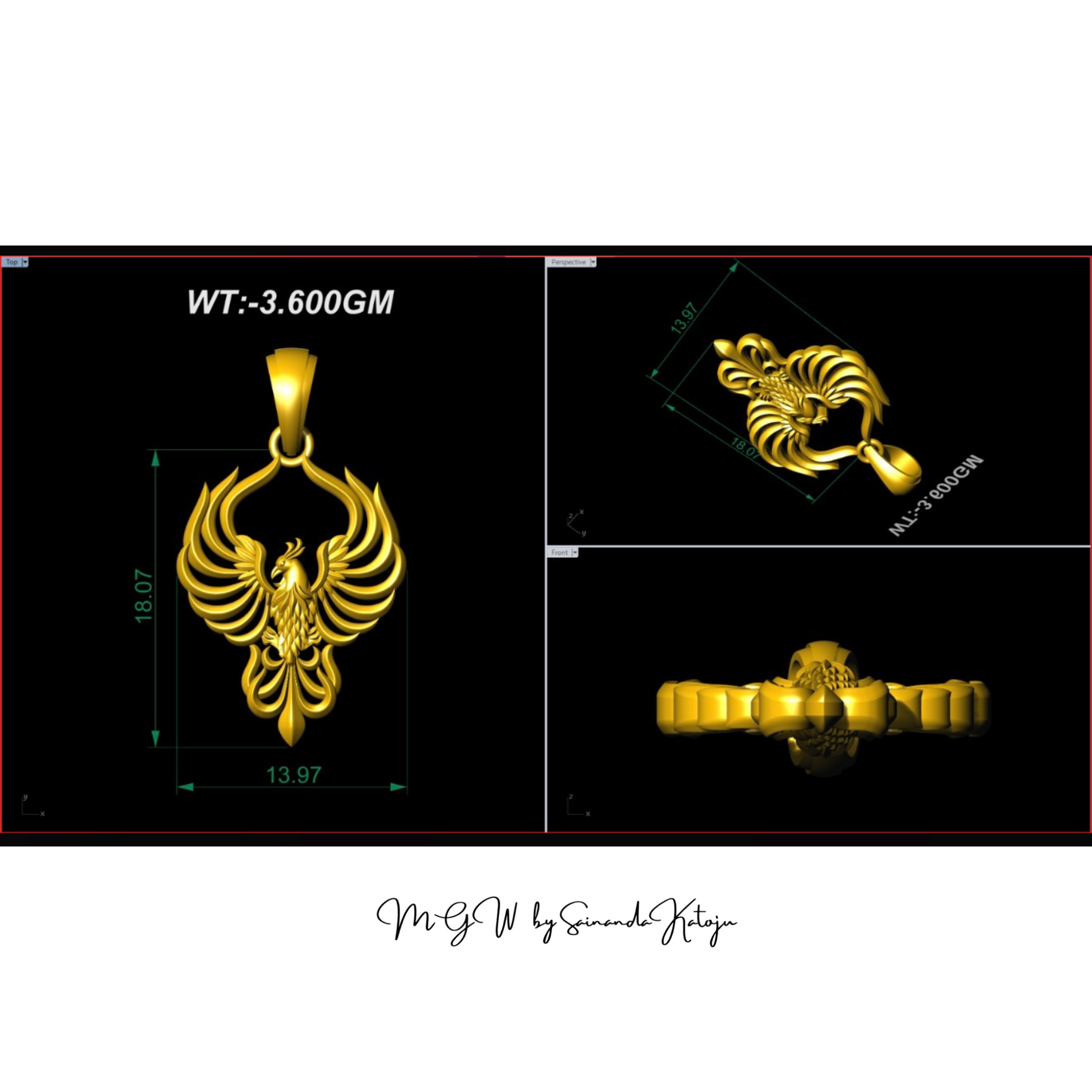 3D CAD Model CAD-030 - 3D CAD Jewellery