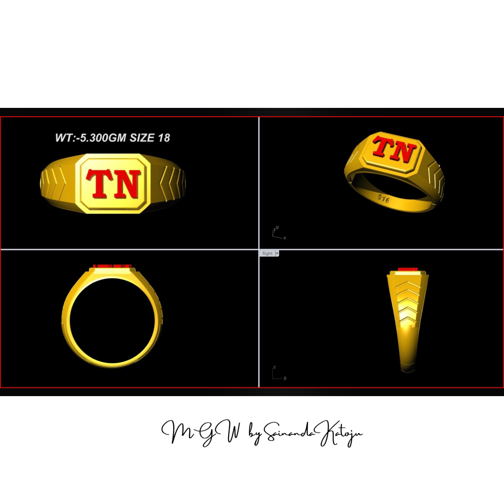 3D CAD Model CAD-031 - 3D CAD Jewellery