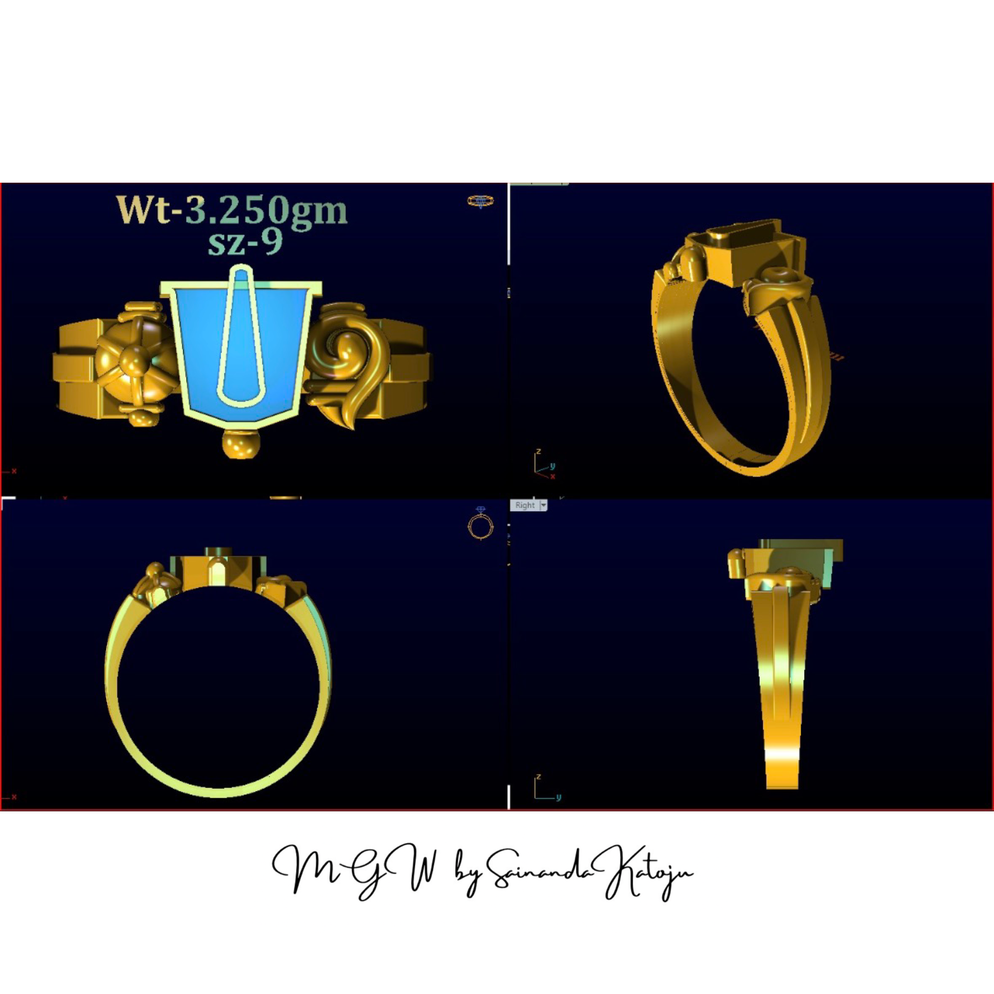 3D CAD Model CAD-032 - 3D CAD Jewellery