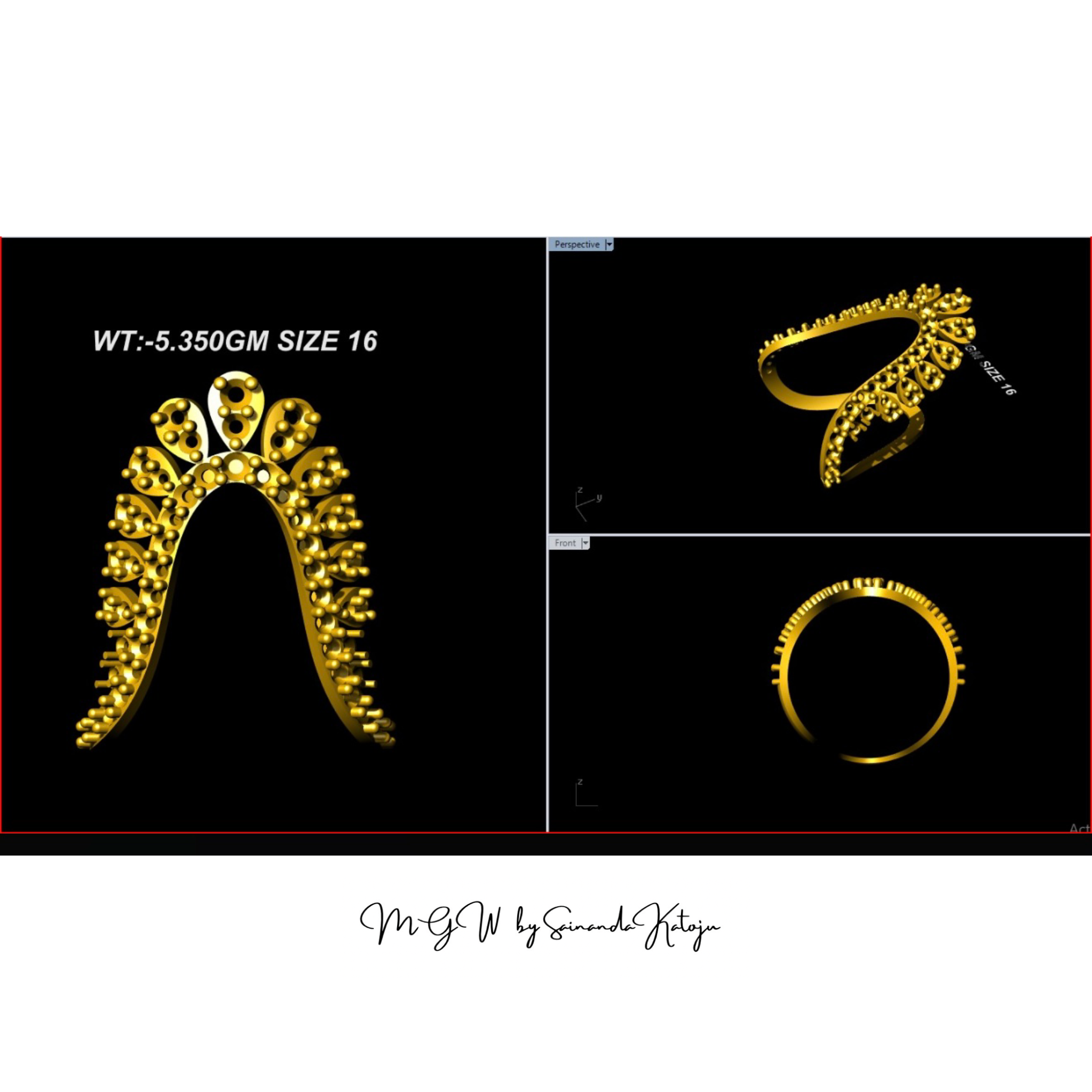 3D CAD Model CAD-035 - 3D CAD Jewellery