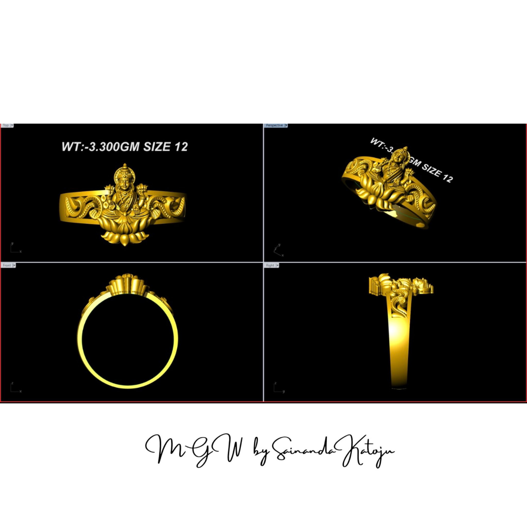 3D CAD Model CAD-036 - 3D CAD Jewellery