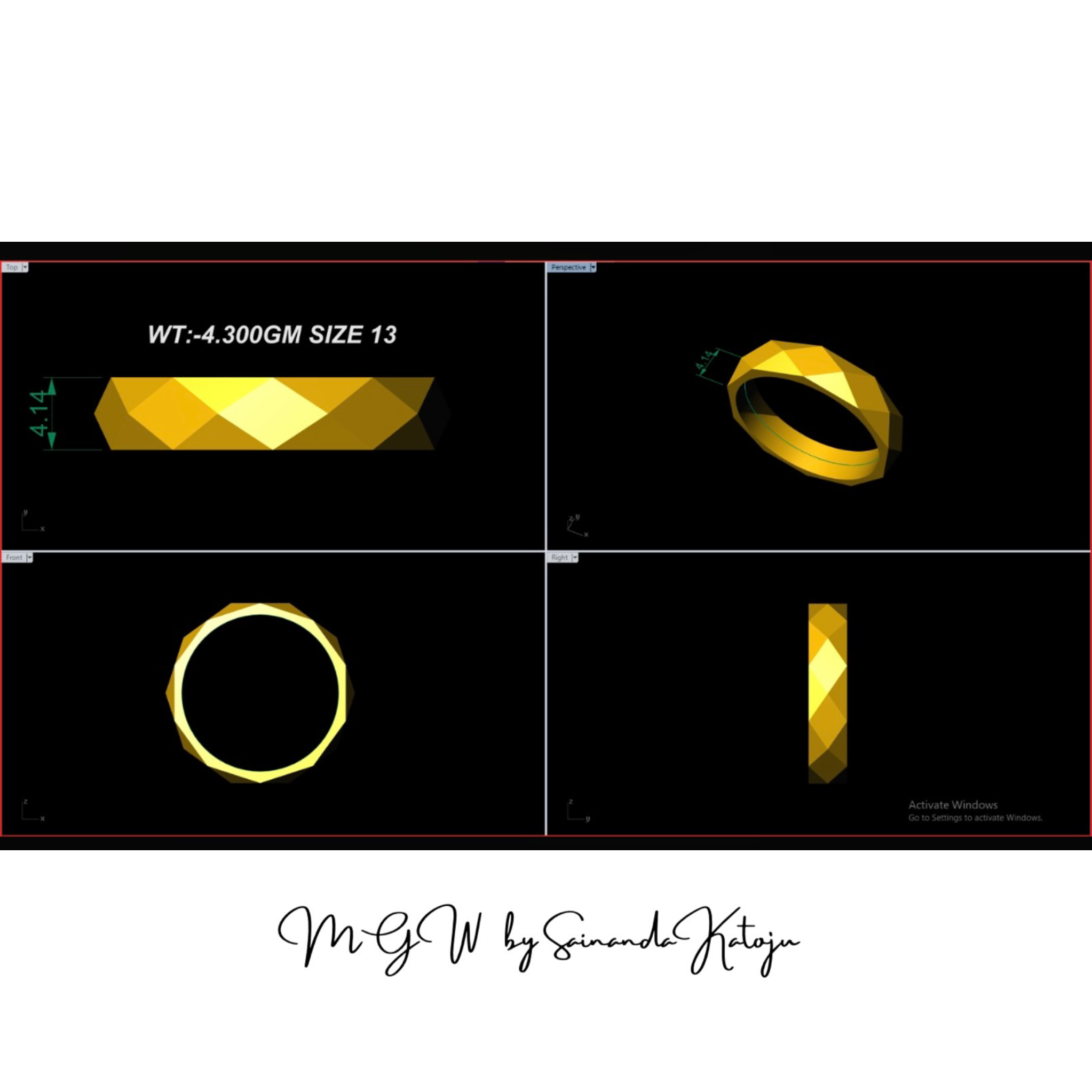 3D CAD Model CAD-037 - 3D CAD Jewellery