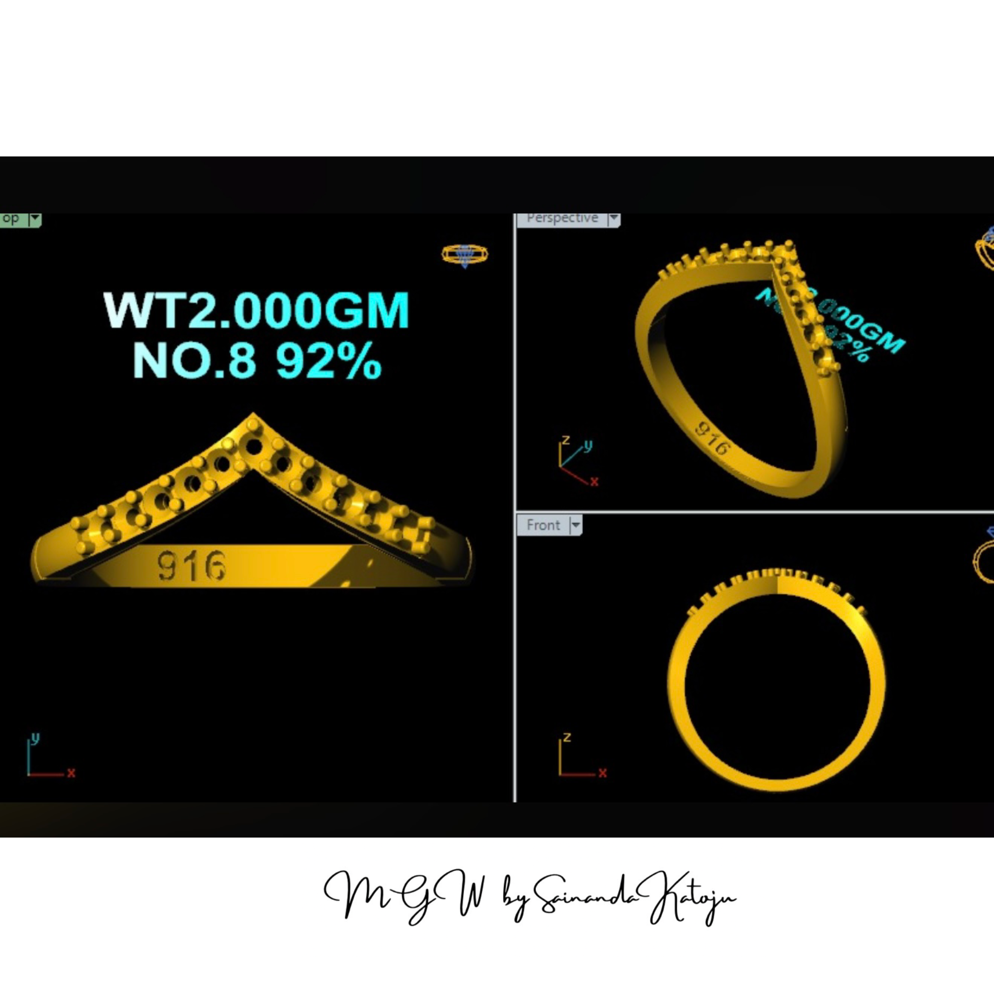 3D CAD Model CAD-039 - 3D CAD Jewellery