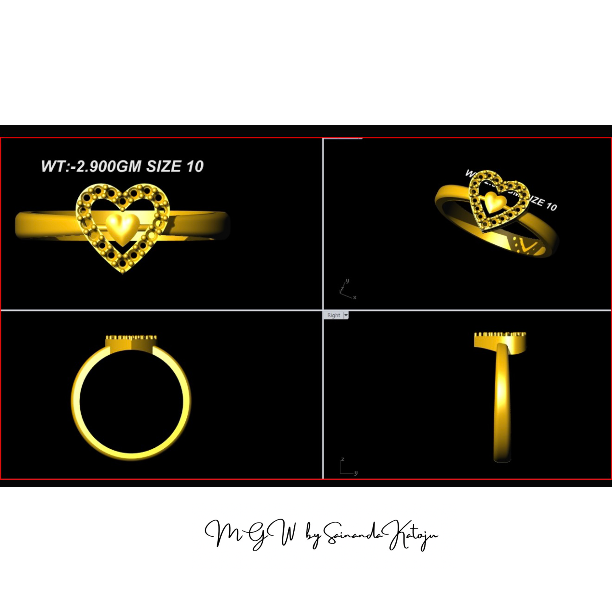 3D CAD Model CAD-040 - 3D CAD Jewellery