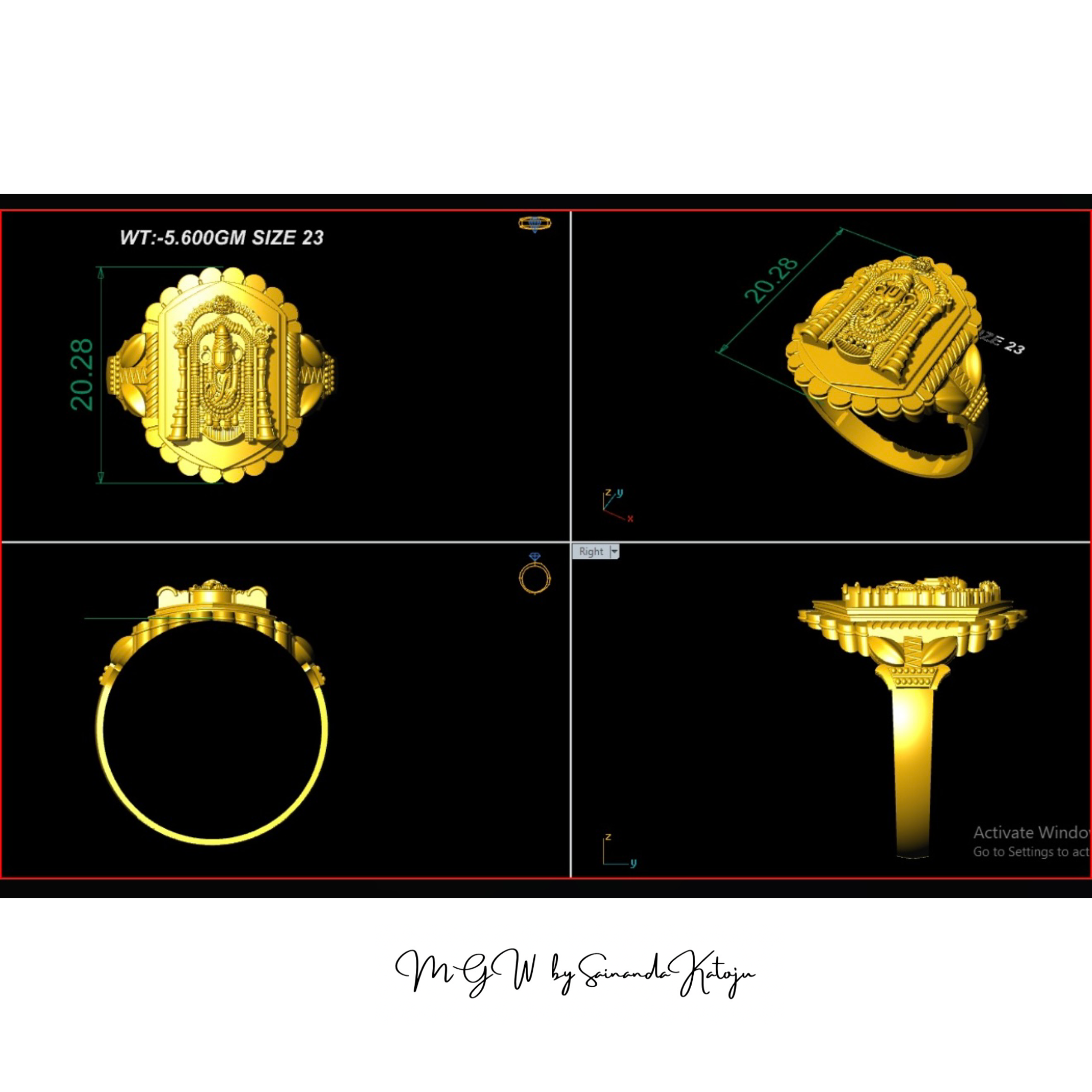 3D CAD Model CAD-041 - 3D CAD Jewellery