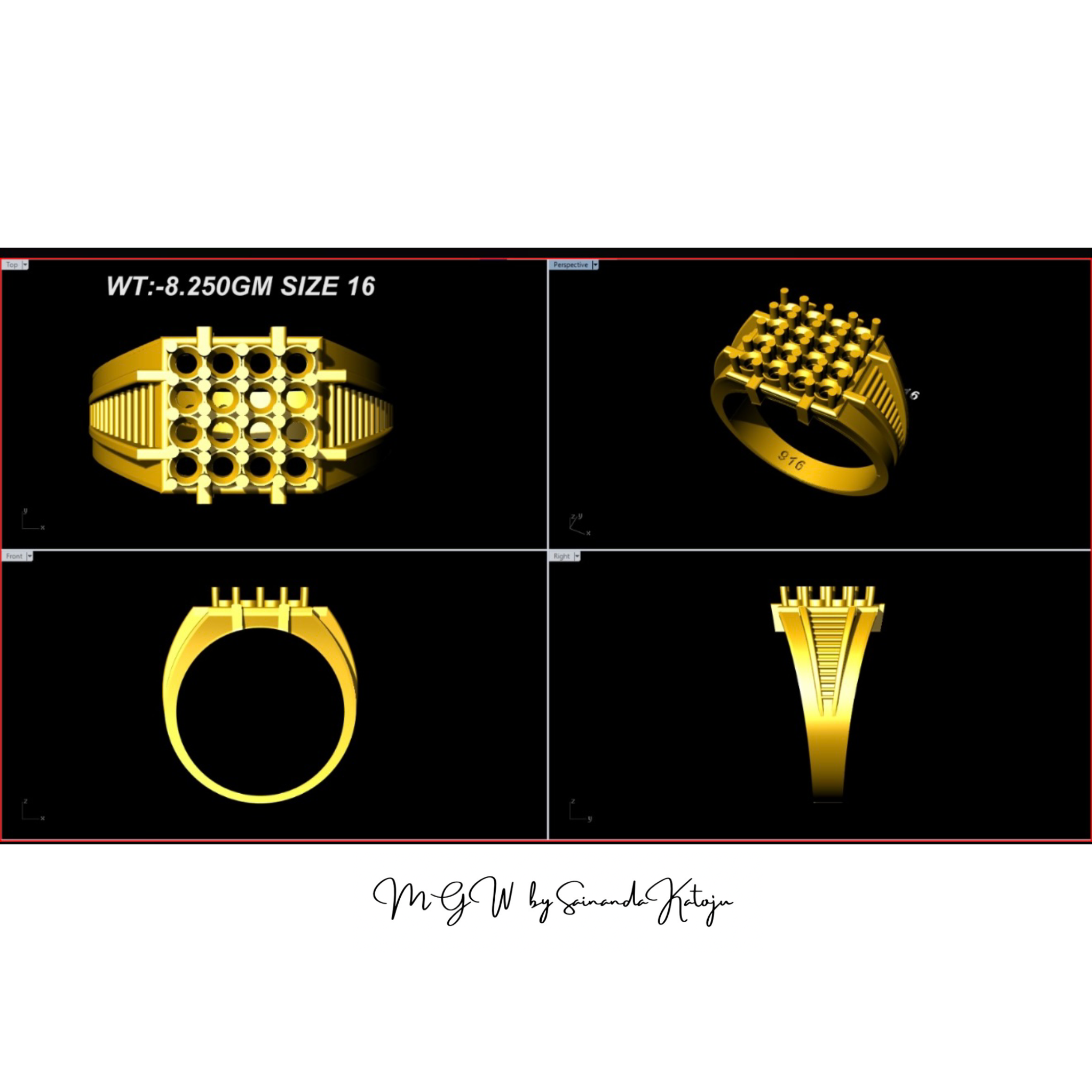 3D CAD Model CAD-046 - 3D CAD Jewellery
