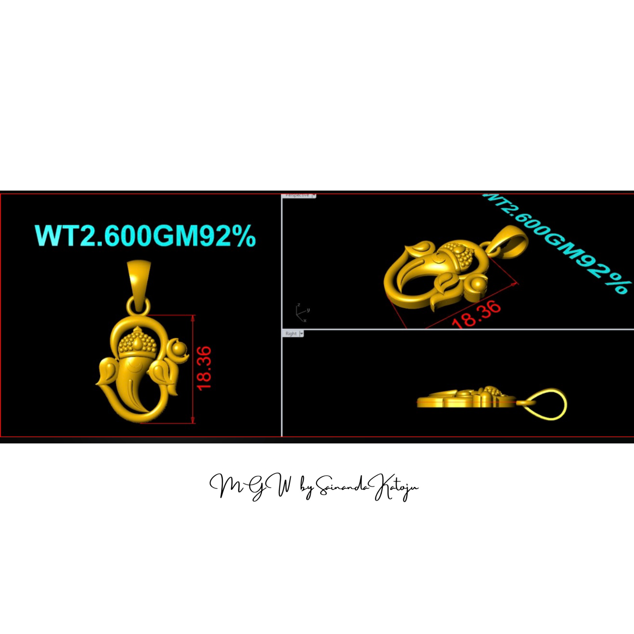 3D CAD Model CAD-048 - 3D CAD Jewellery
