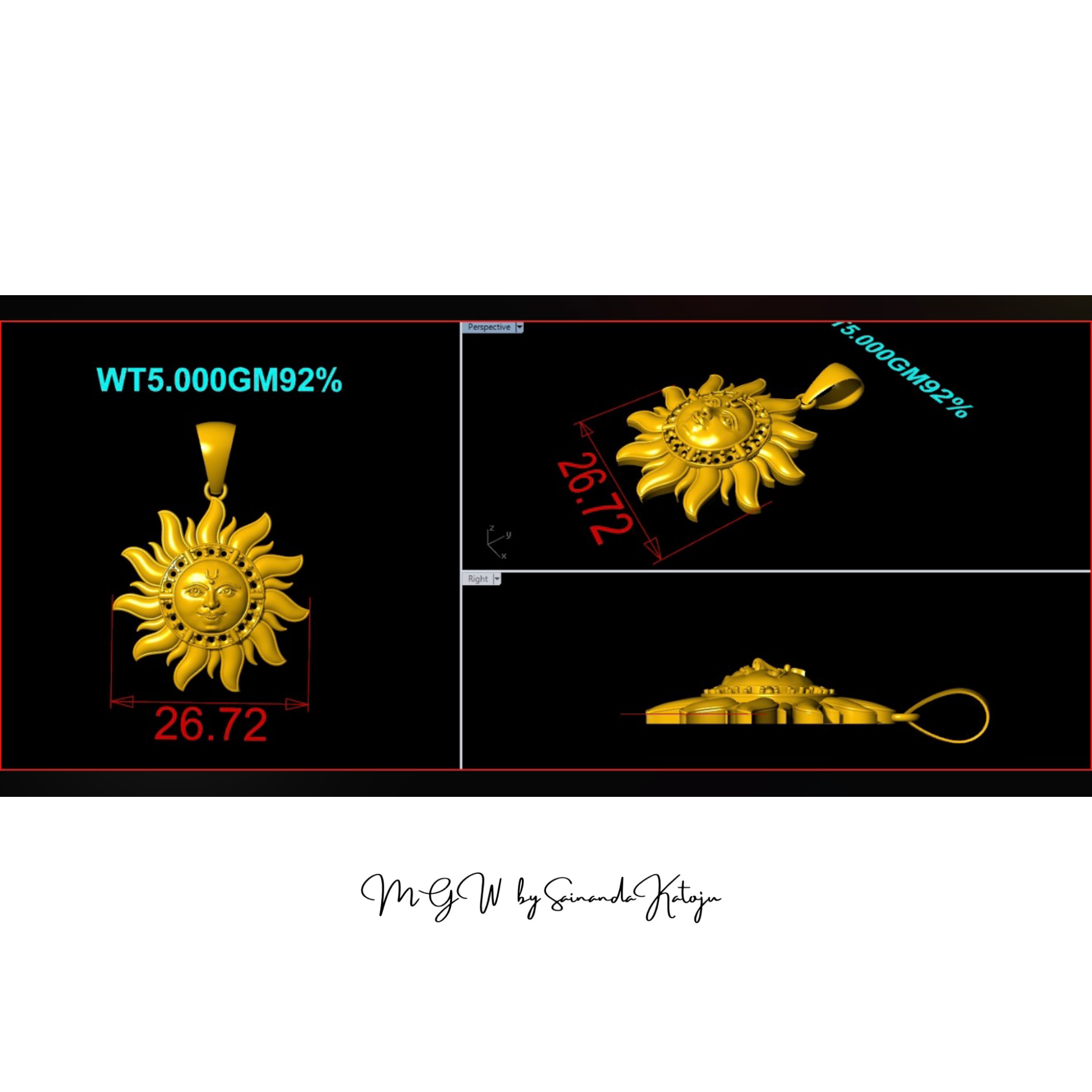 3D CAD Model CAD-050 - 3D CAD Jewellery