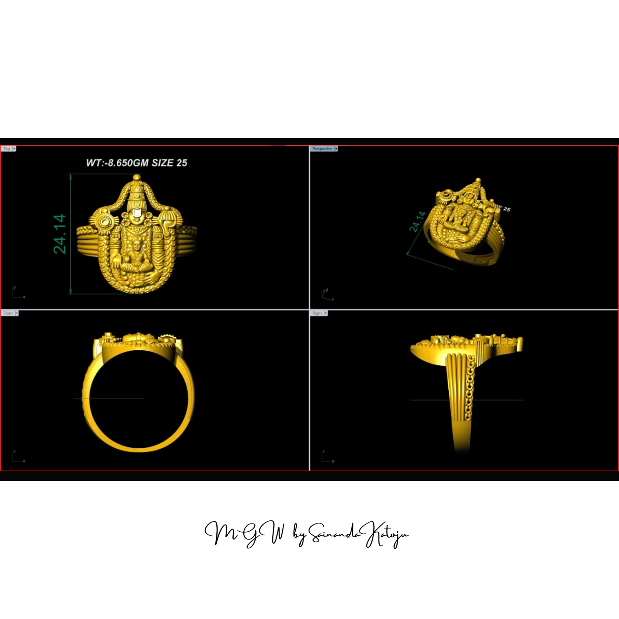 3D CAD Model CAD-051 - 3D CAD Jewellery