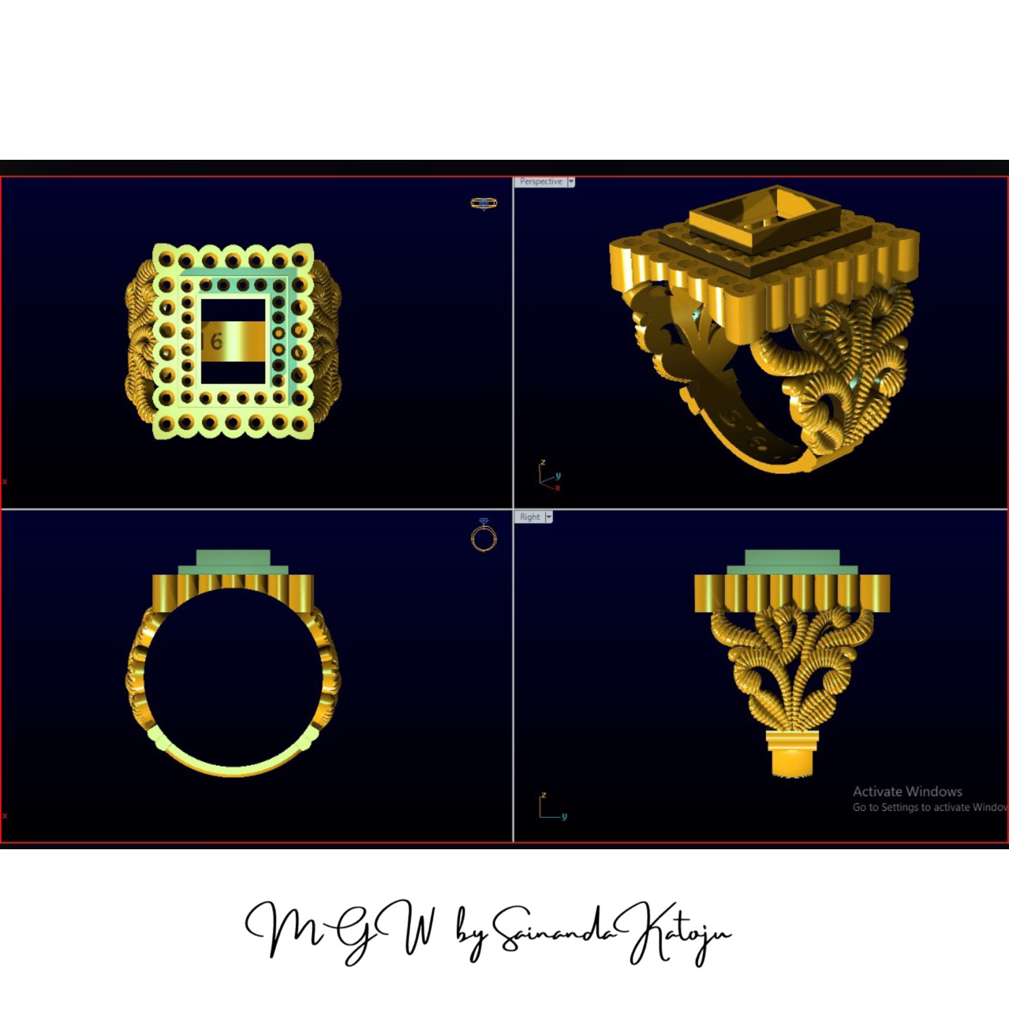 3D CAD Model CAD-052 - 3D CAD Jewellery
