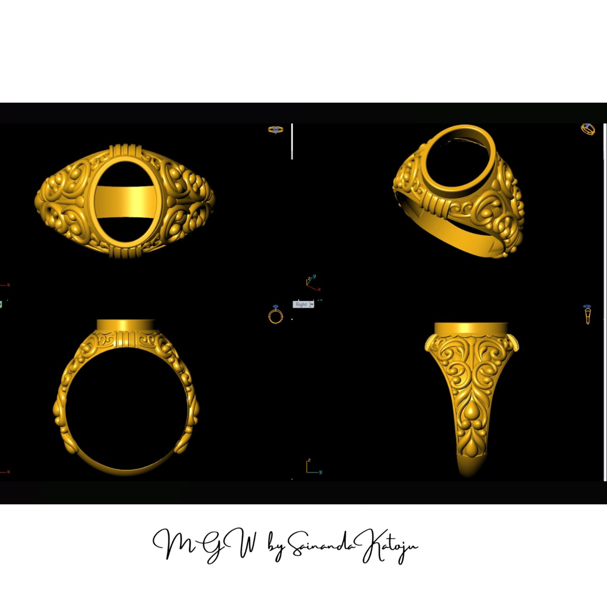 3D CAD Model CAD-054 - 3D CAD Jewellery