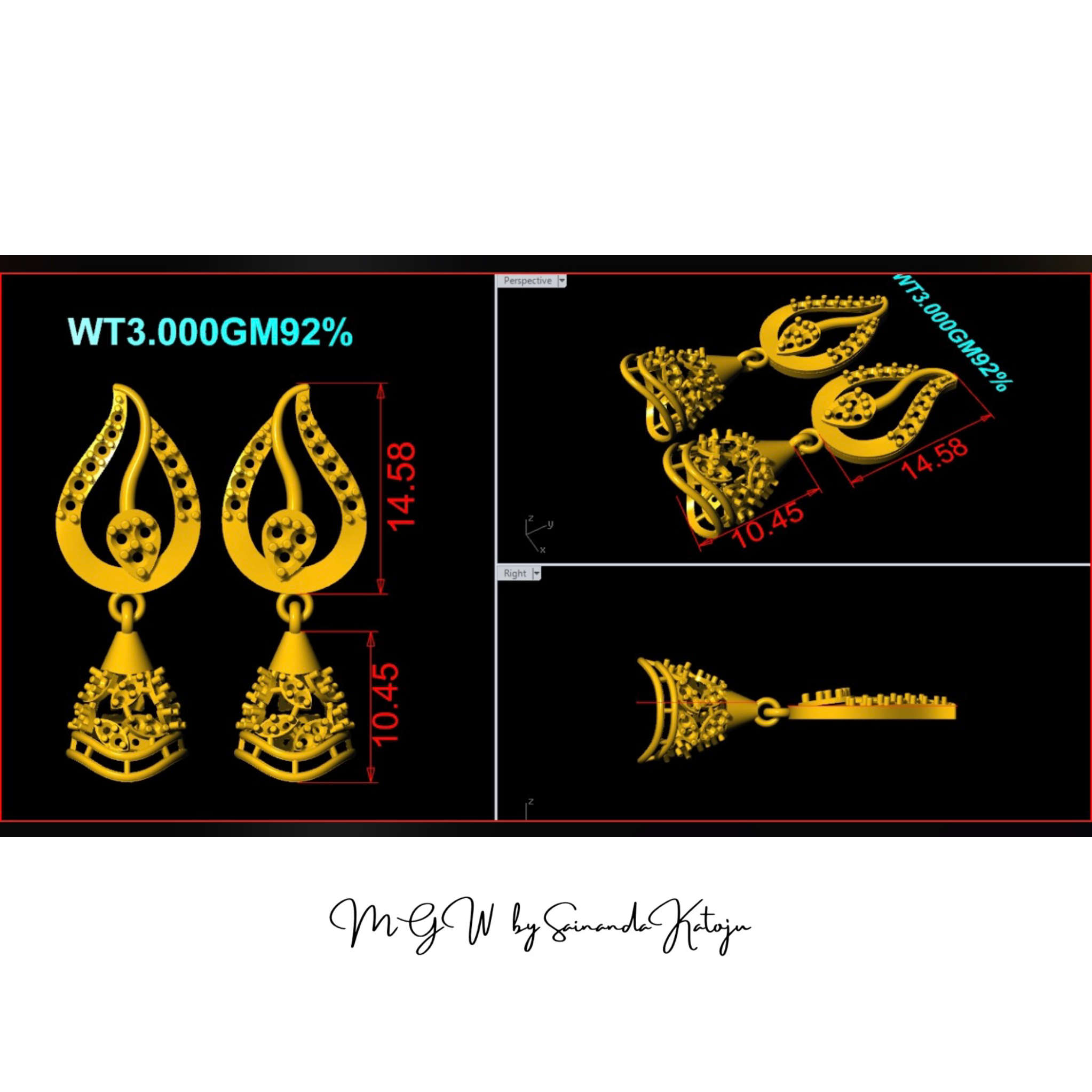 3D CAD Model CAD-056 - 3D CAD Jewellery