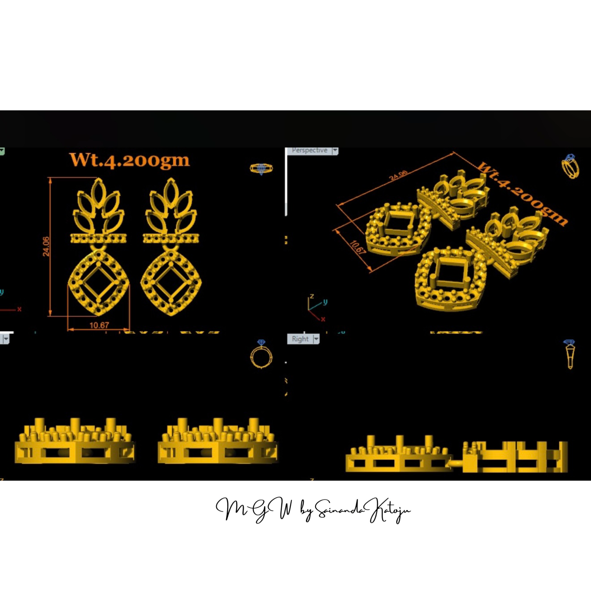 3D CAD Model CAD-058 - 3D CAD Jewellery