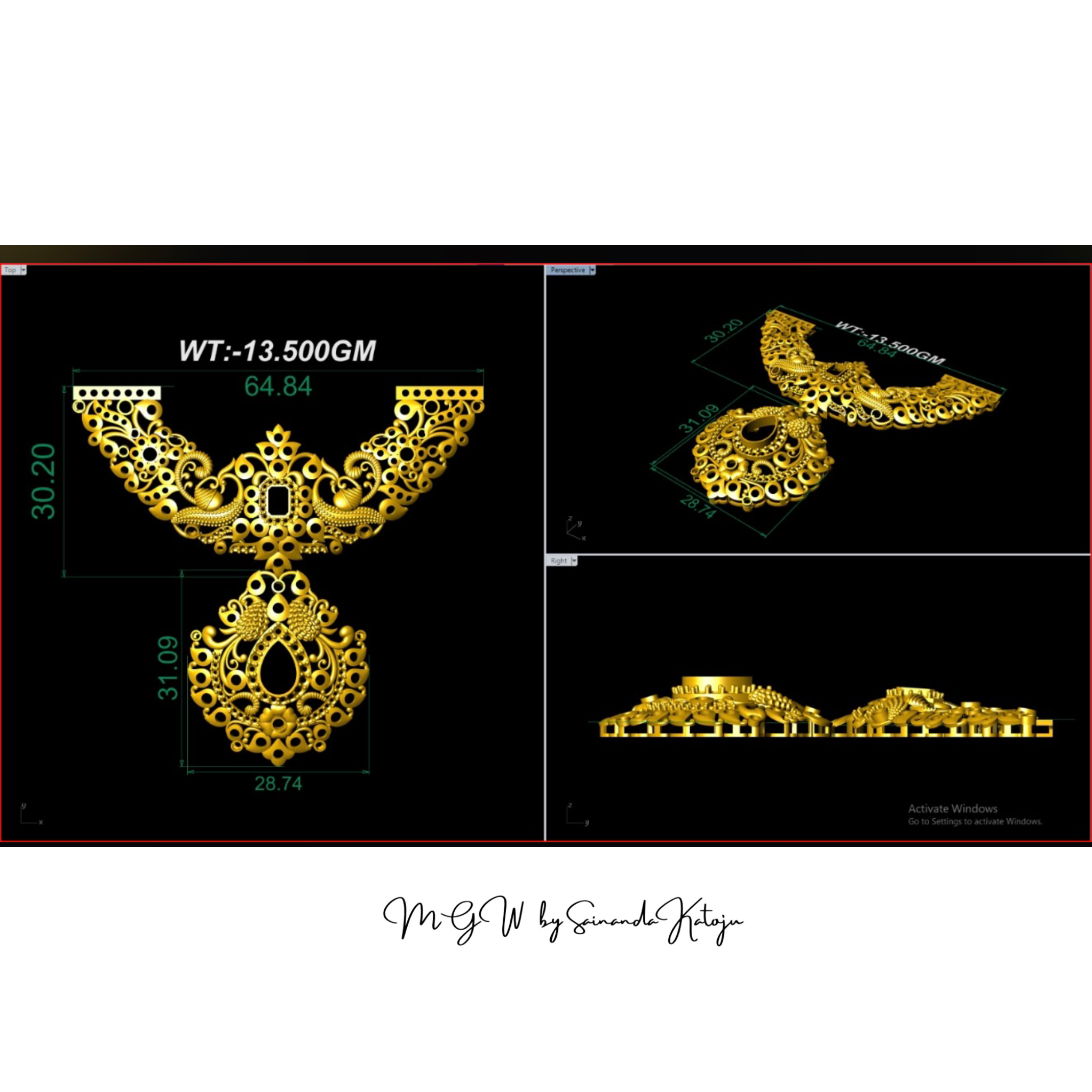 3D CAD Model CAD-061 - 3D CAD Jewellery