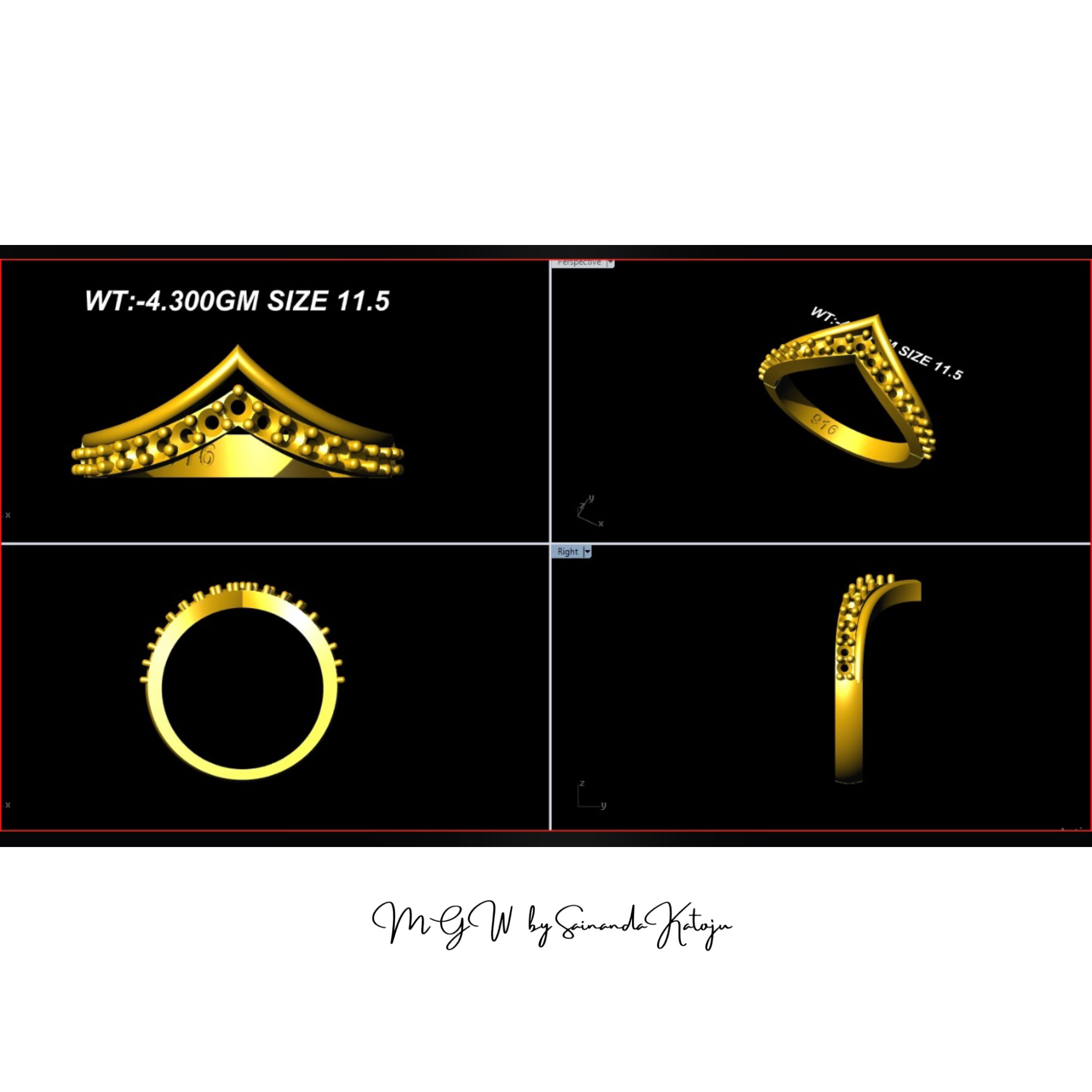 3D CAD Model CAD-062 - 3D CAD Jewellery