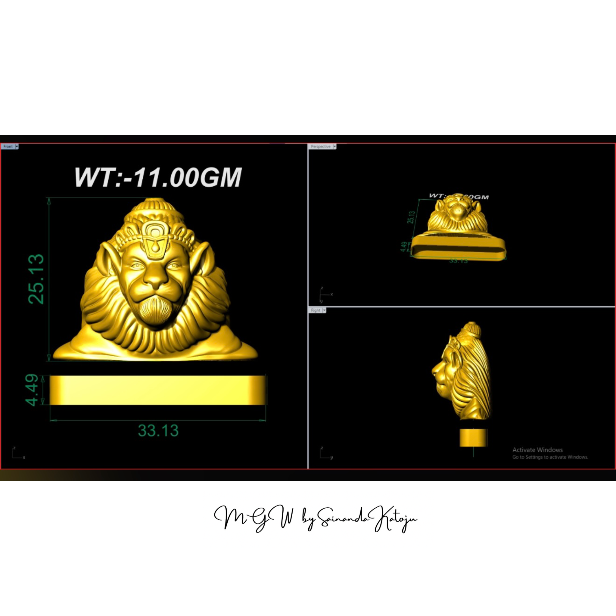 3D CAD Model CAD-064 - 3D CAD Jewellery