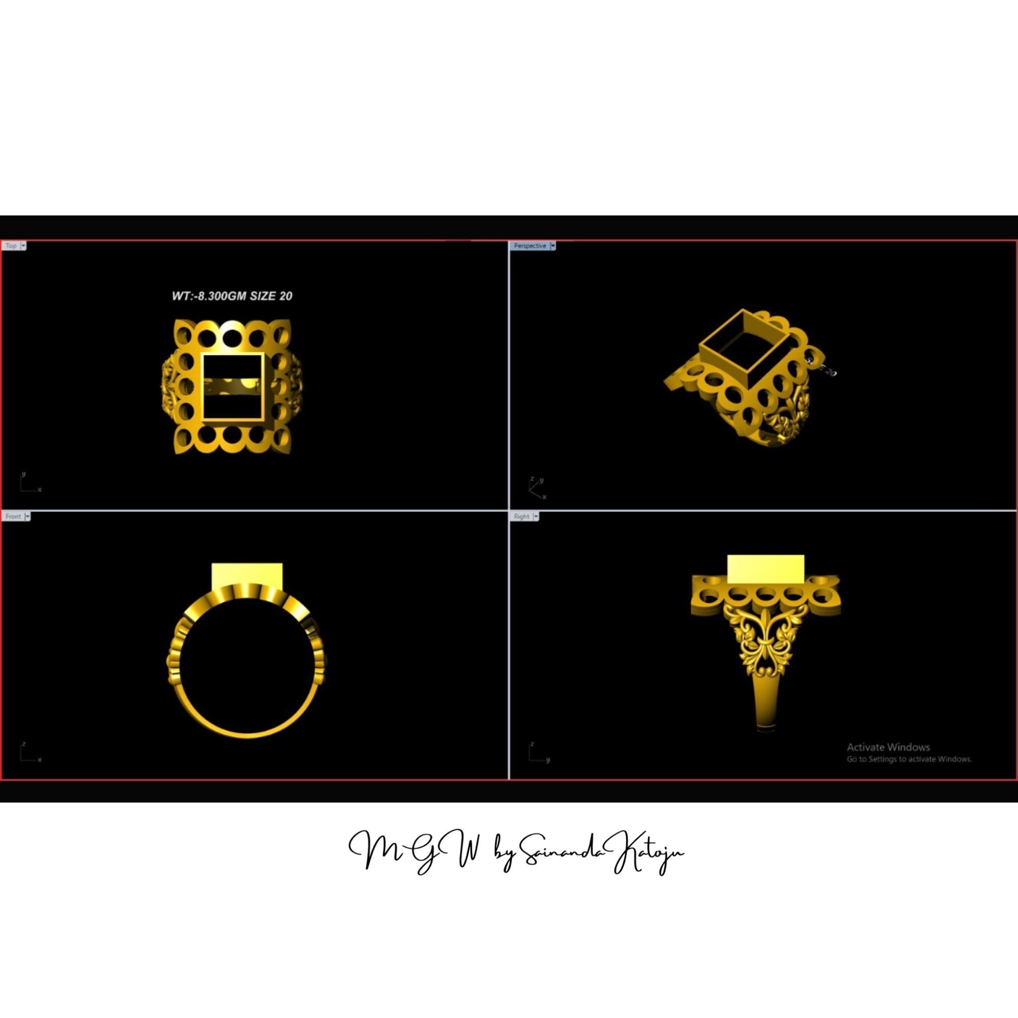 3D CAD Model CAD-066 - 3D CAD Jewellery