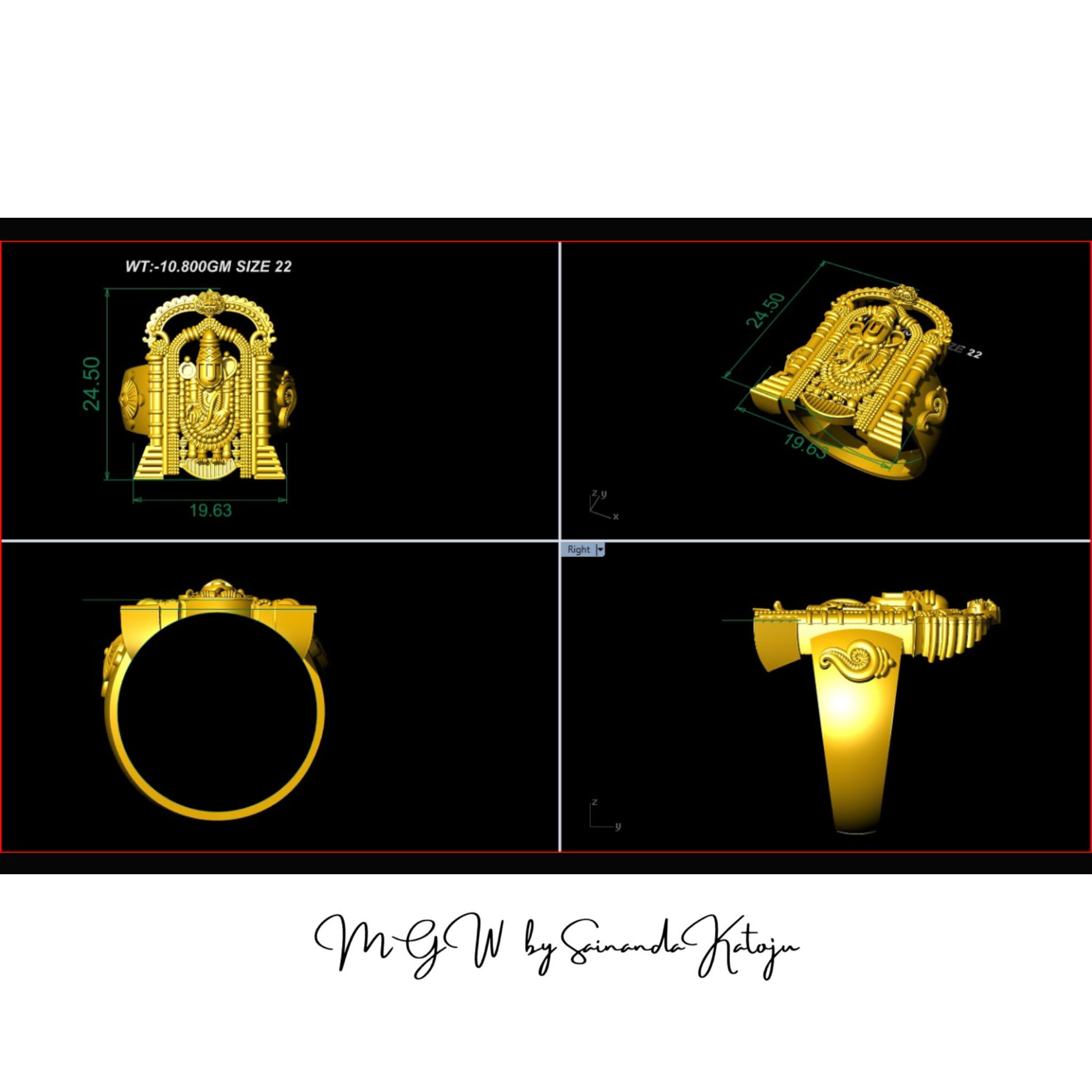 3D CAD Model CAD-069 - 3D CAD Jewellery