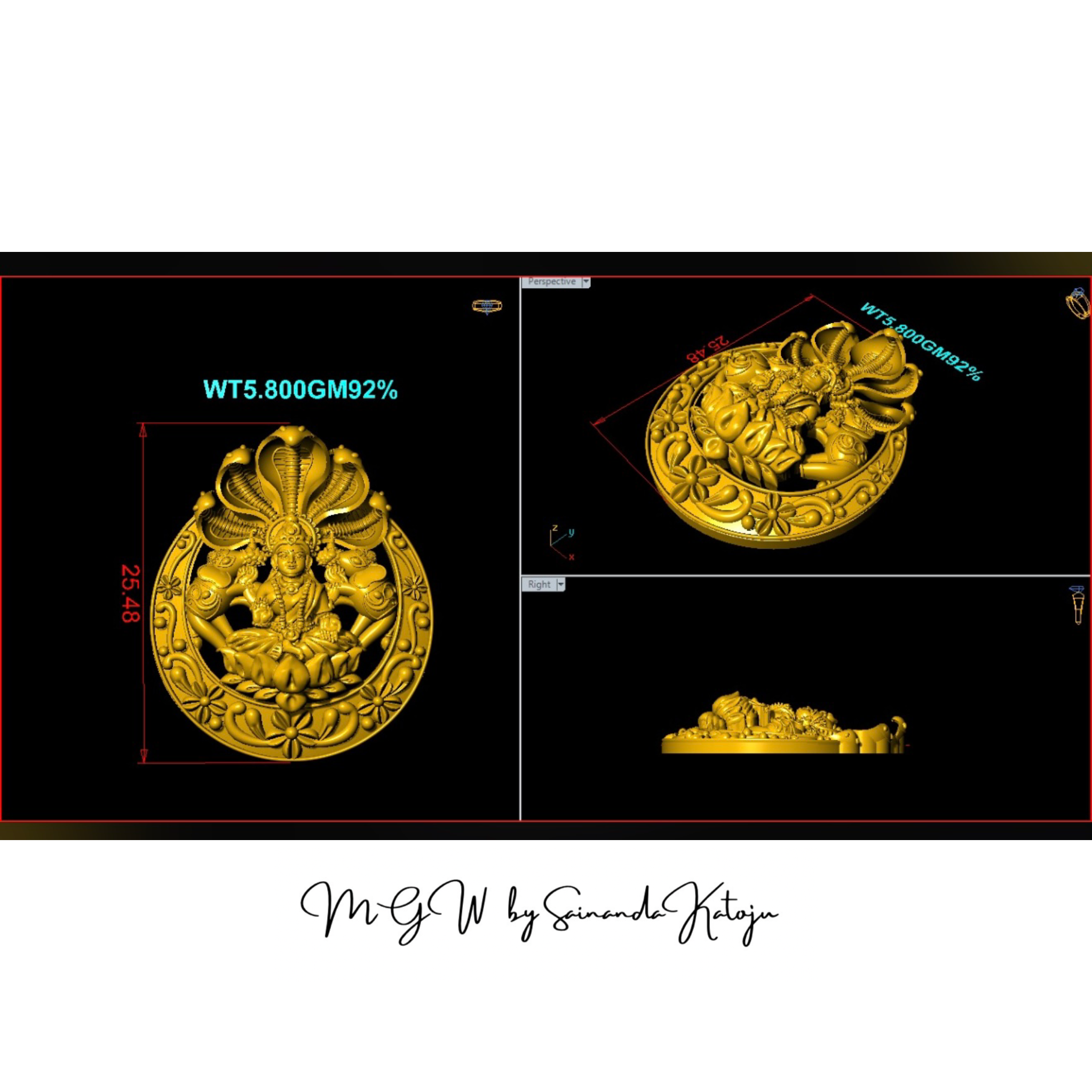 3D CAD Model CAD-070 - 3D CAD Jewellery