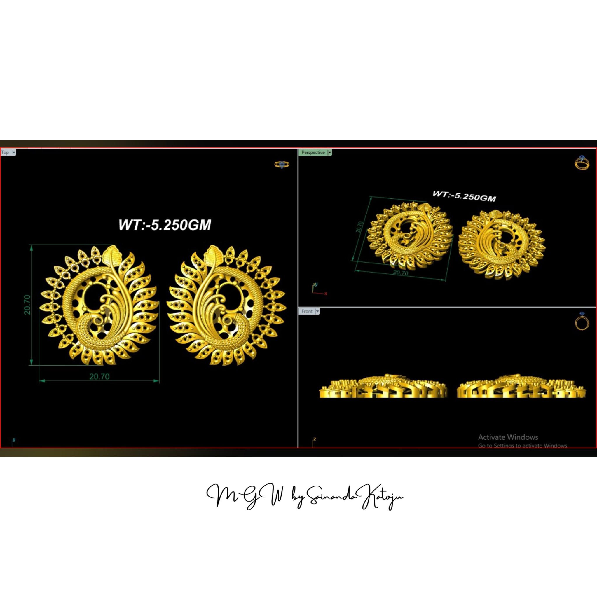 3D CAD Model CAD-073 - 3D CAD Jewellery