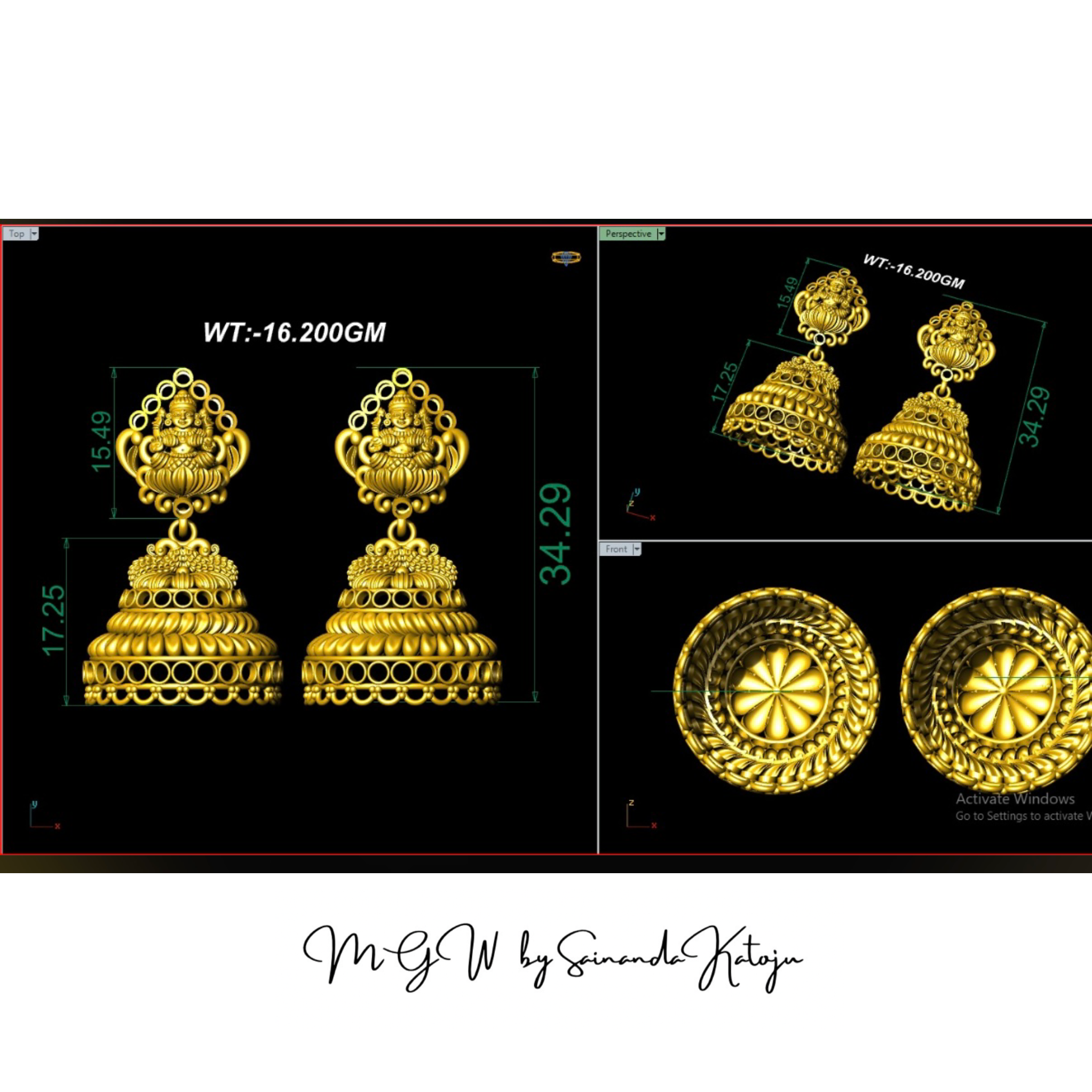 3D CAD Model CAD-074 - 3D CAD Jewellery