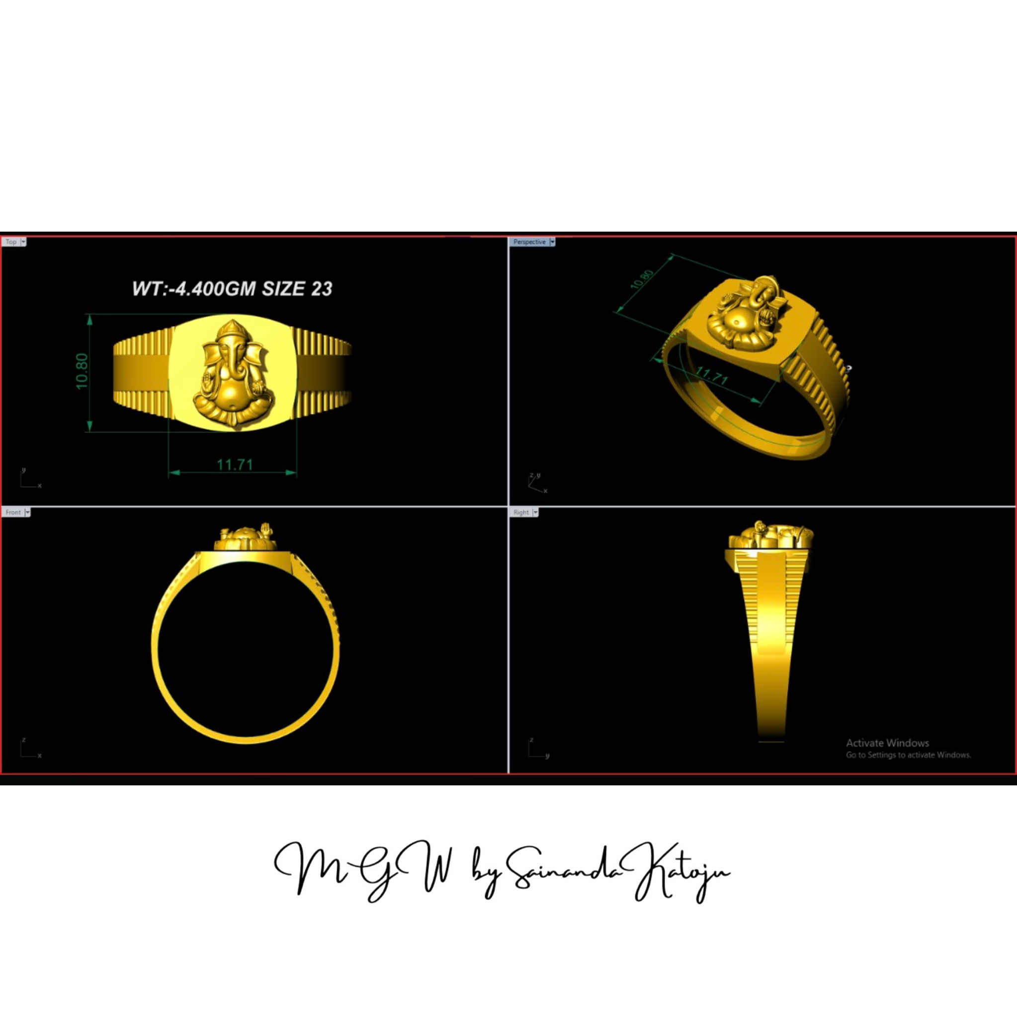 3D CAD Model CAD-075 - 3D CAD Jewellery