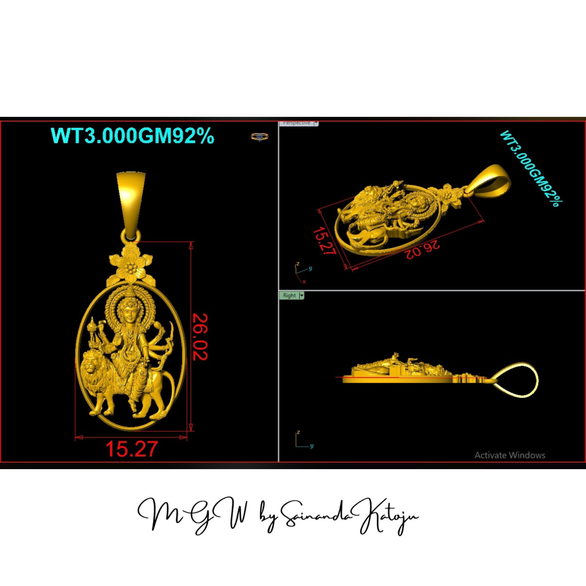 3D CAD Model CAD-078 - 3D CAD Jewellery