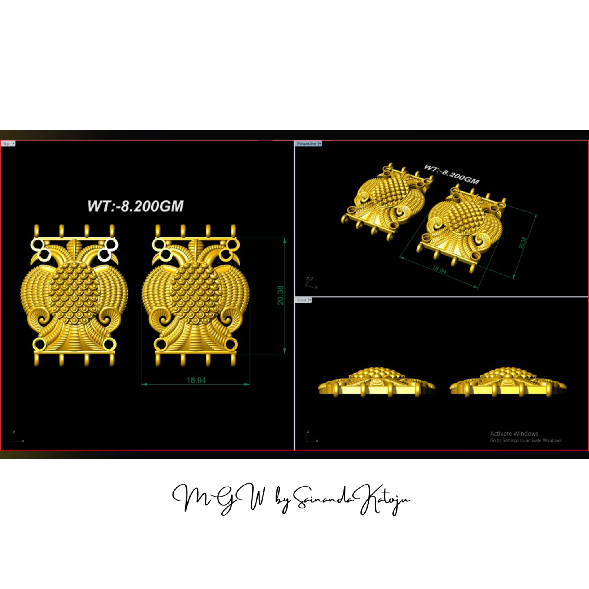 3D CAD Model CAD-080 - 3D CAD Jewellery