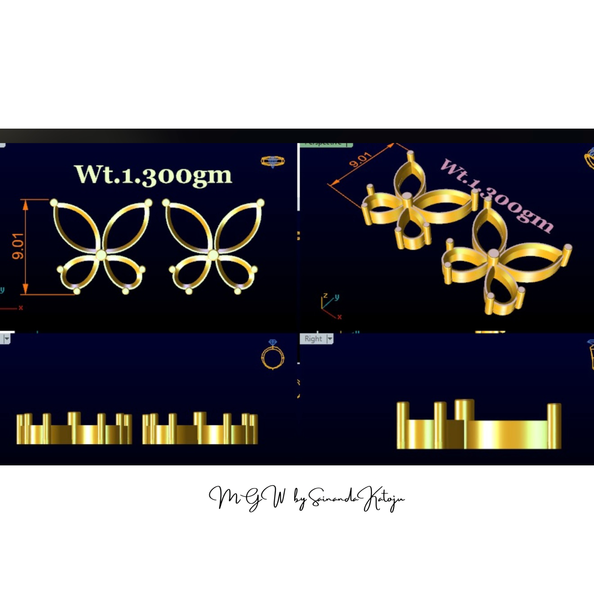 3D CAD Model CAD-085 - 3D CAD Jewellery