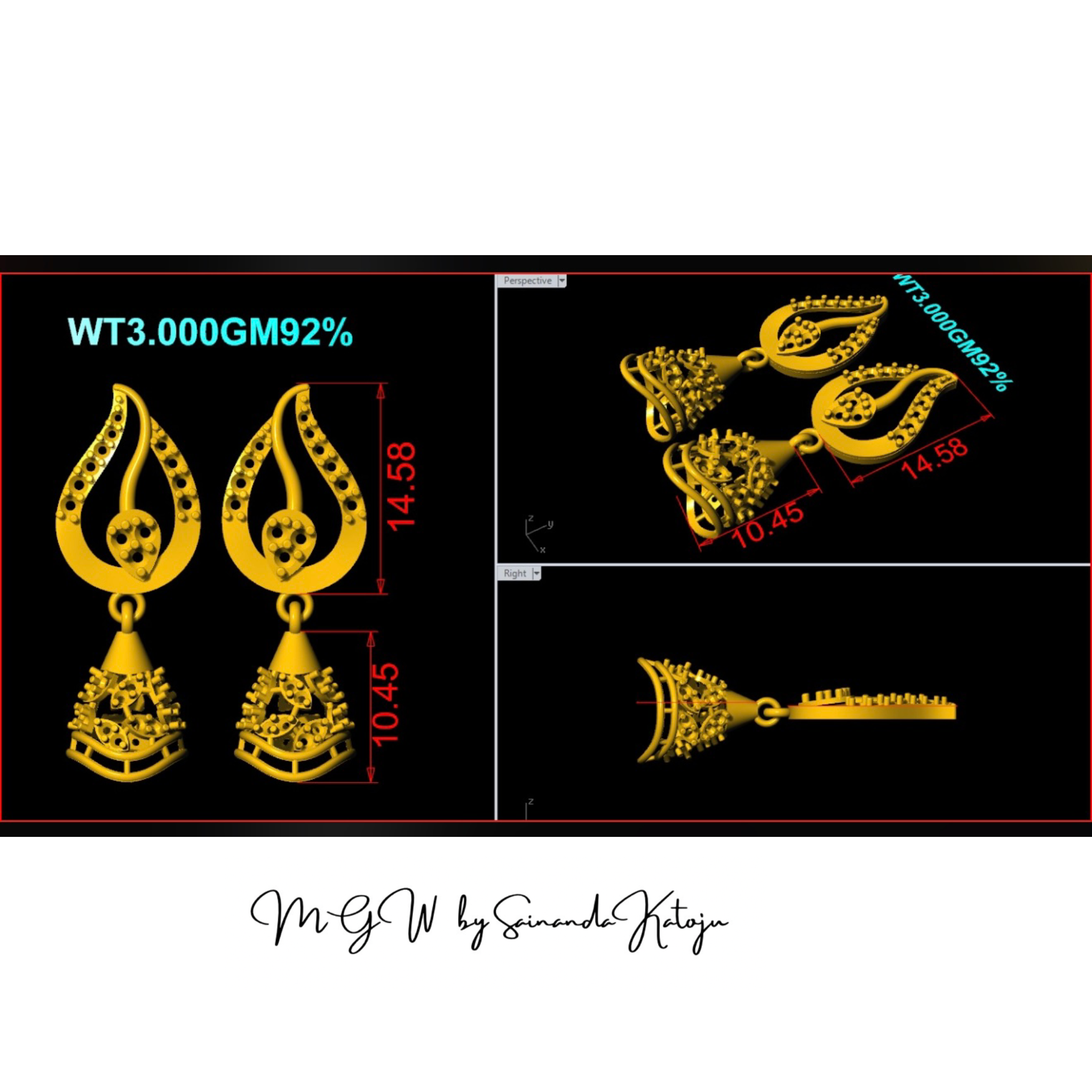 3D CAD Model CAD-086 - 3D CAD Jewellery