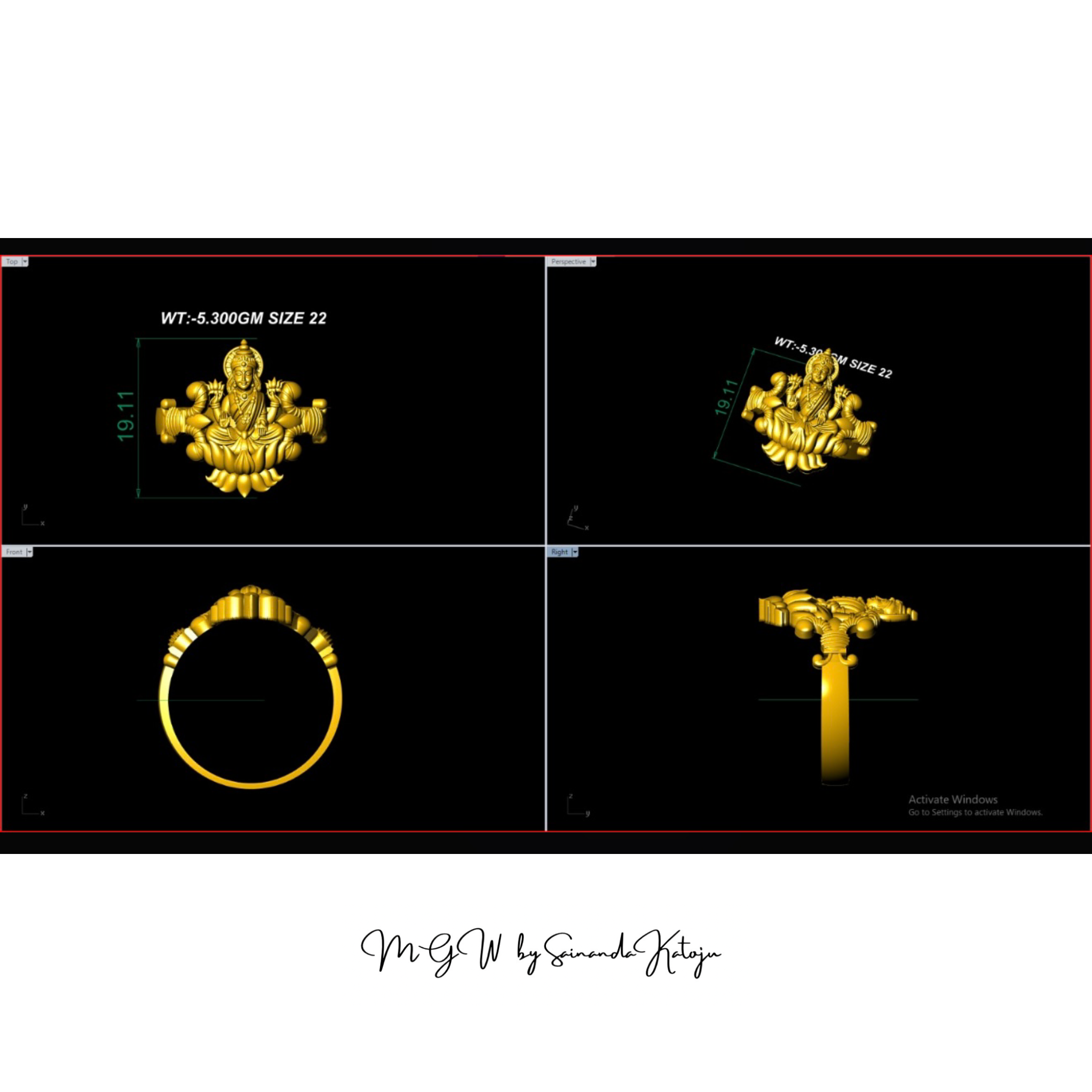 3D CAD Model CAD-088 - 3D CAD Jewellery