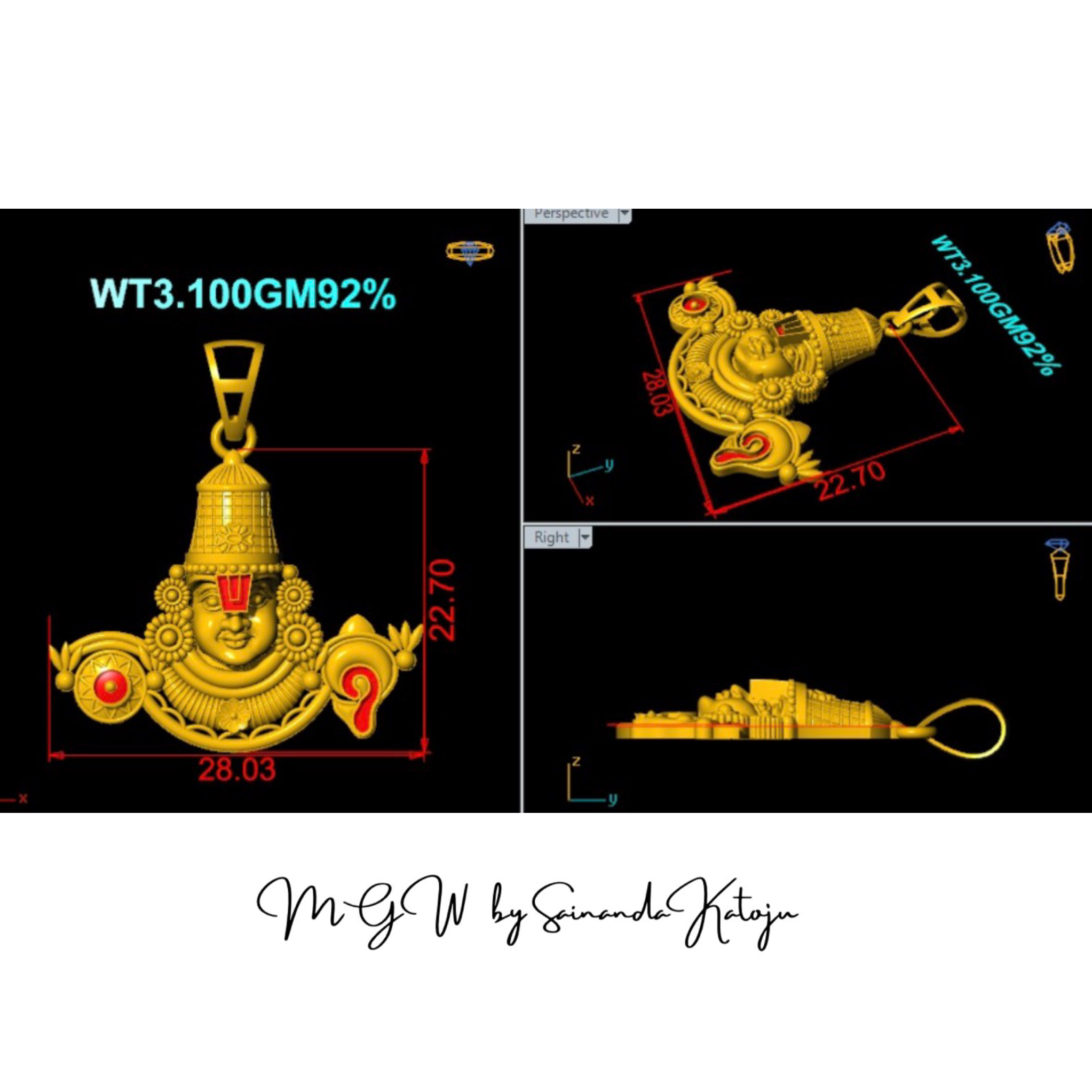 3D CAD Model CAD-089 - 3D CAD Jewellery