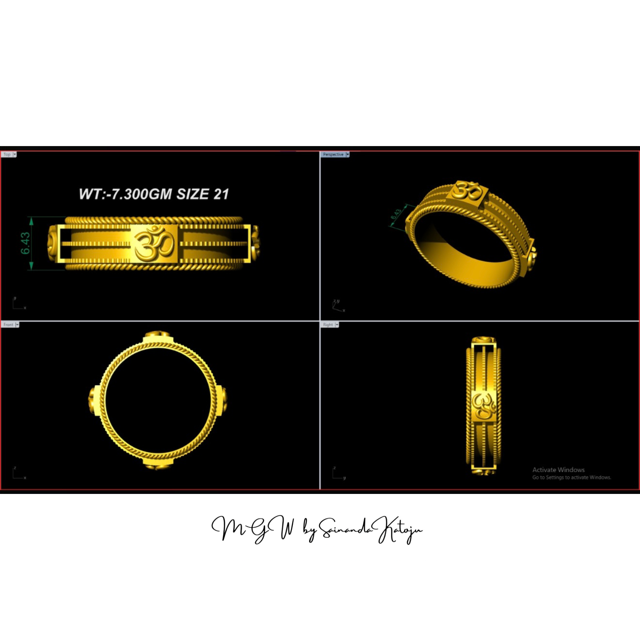 3D CAD Model CAD-090 - 3D CAD Jewellery
