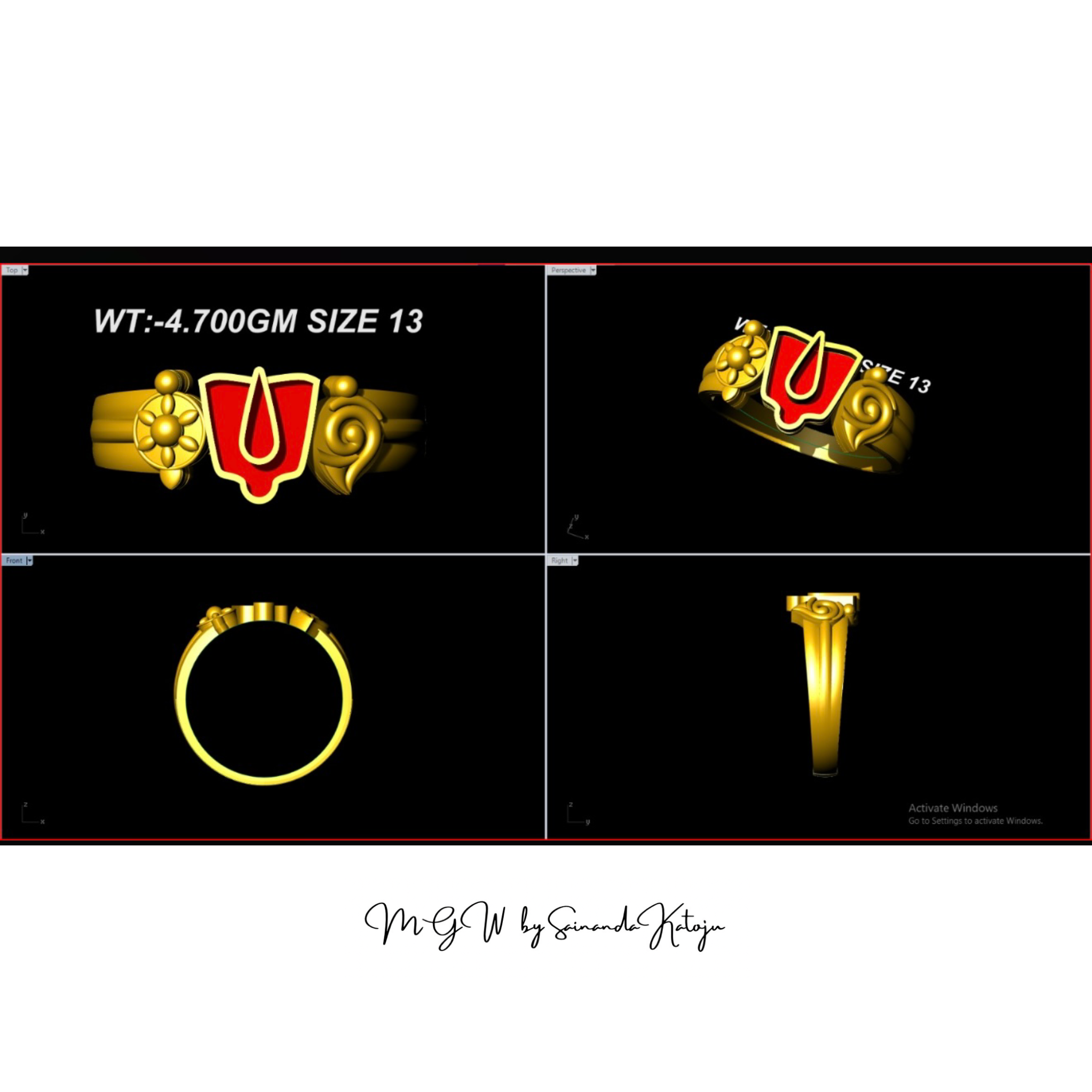3D CAD Model CAD-092 - 3D CAD Jewellery