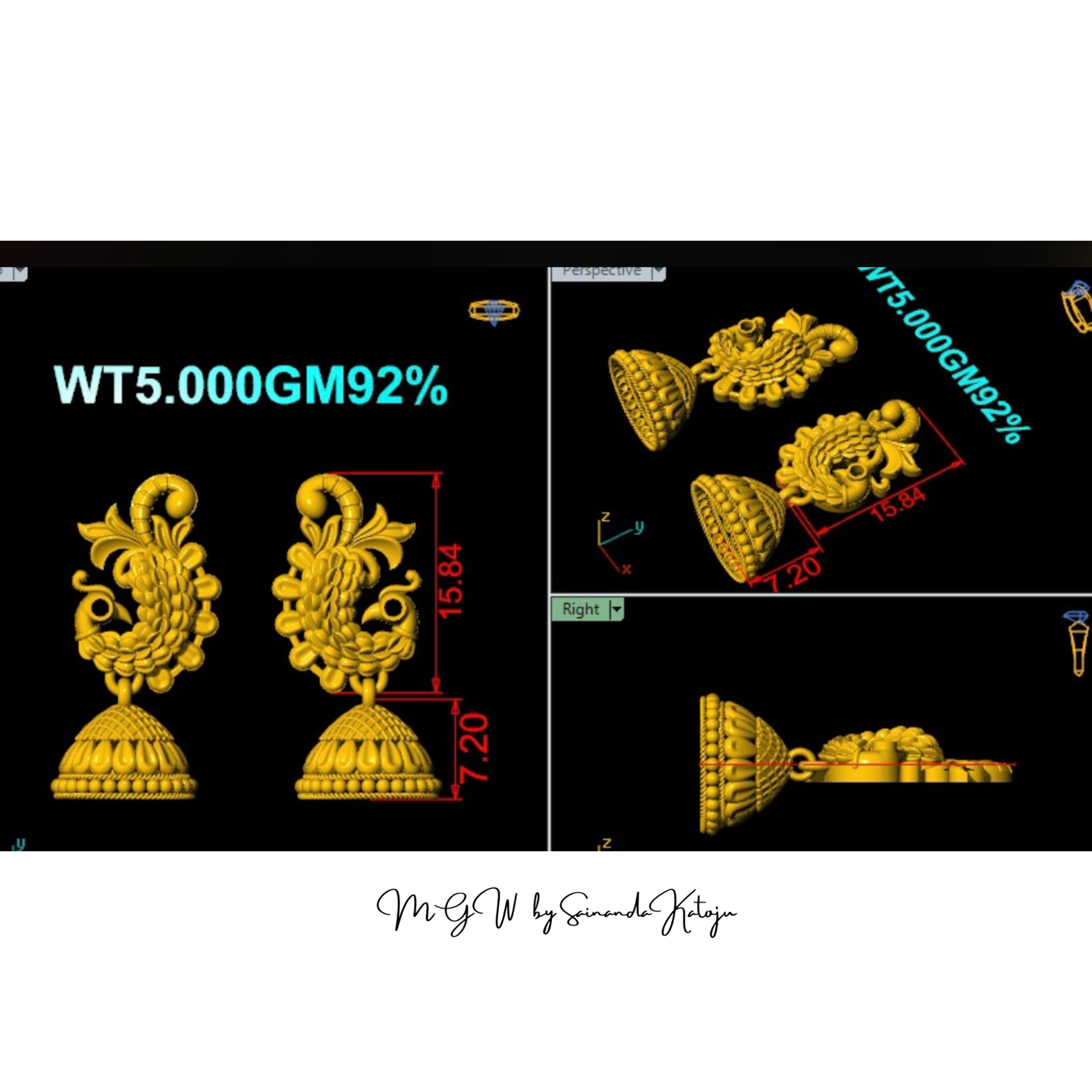 3D CAD Model CAD-093 - 3D CAD Jewellery