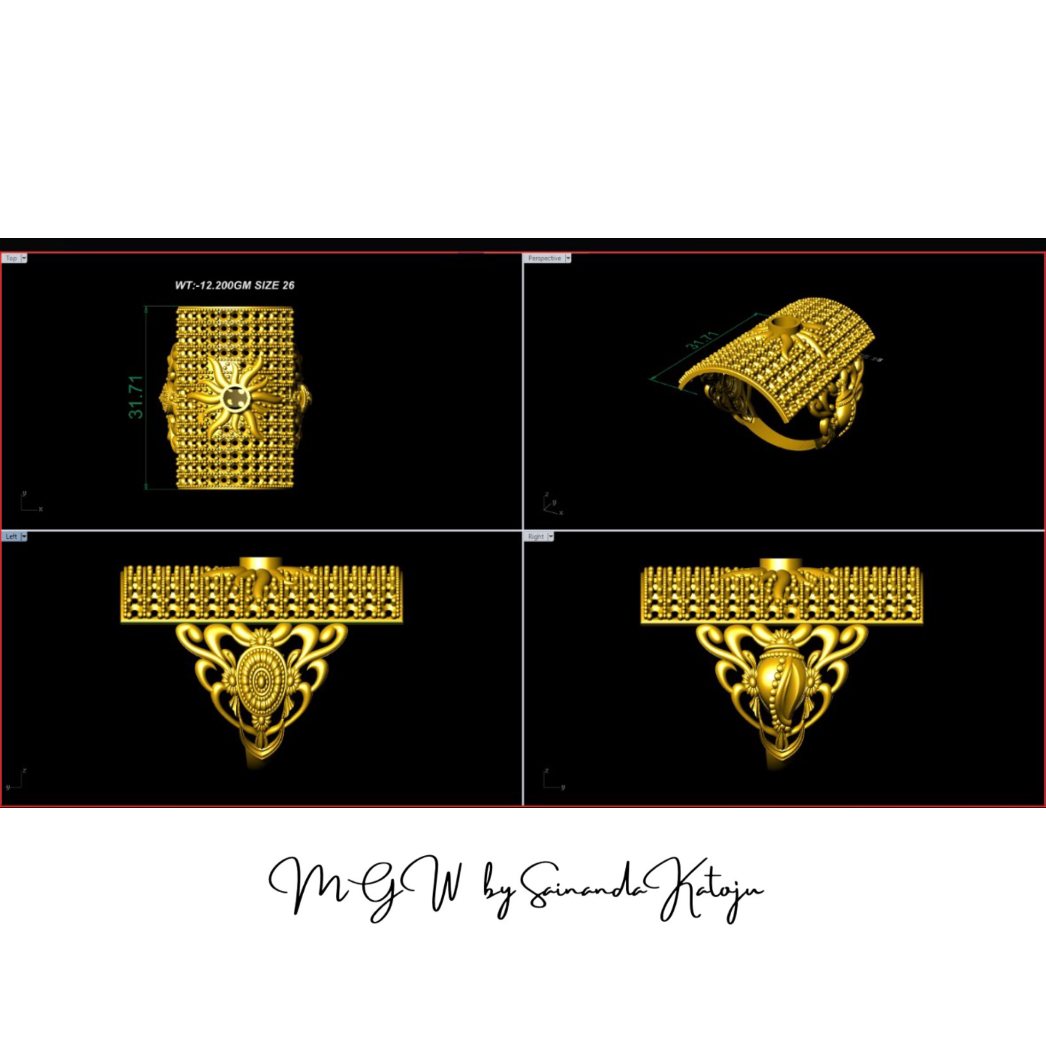 3D CAD Model CAD-095 - 3D CAD Jewellery