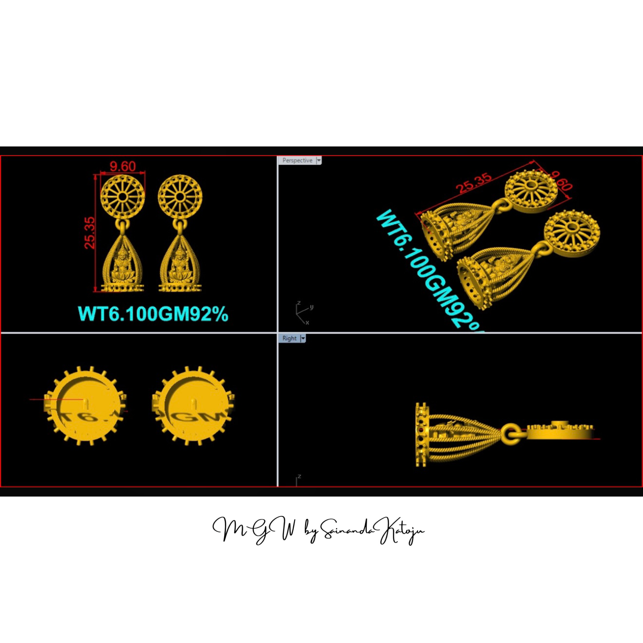 3D CAD Model CAD-096 - 3D CAD Jewellery